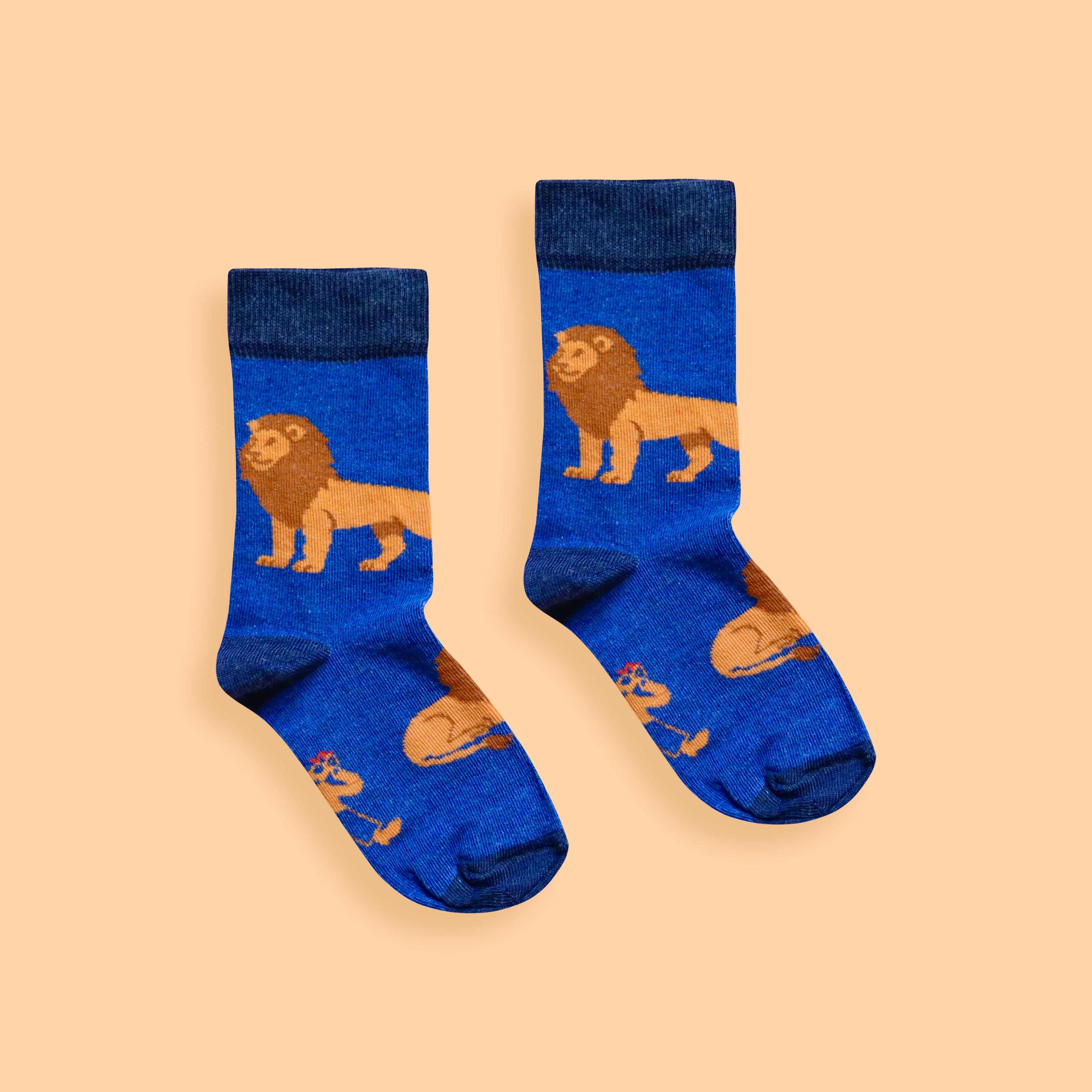 Kids' Lion Socks — view 2