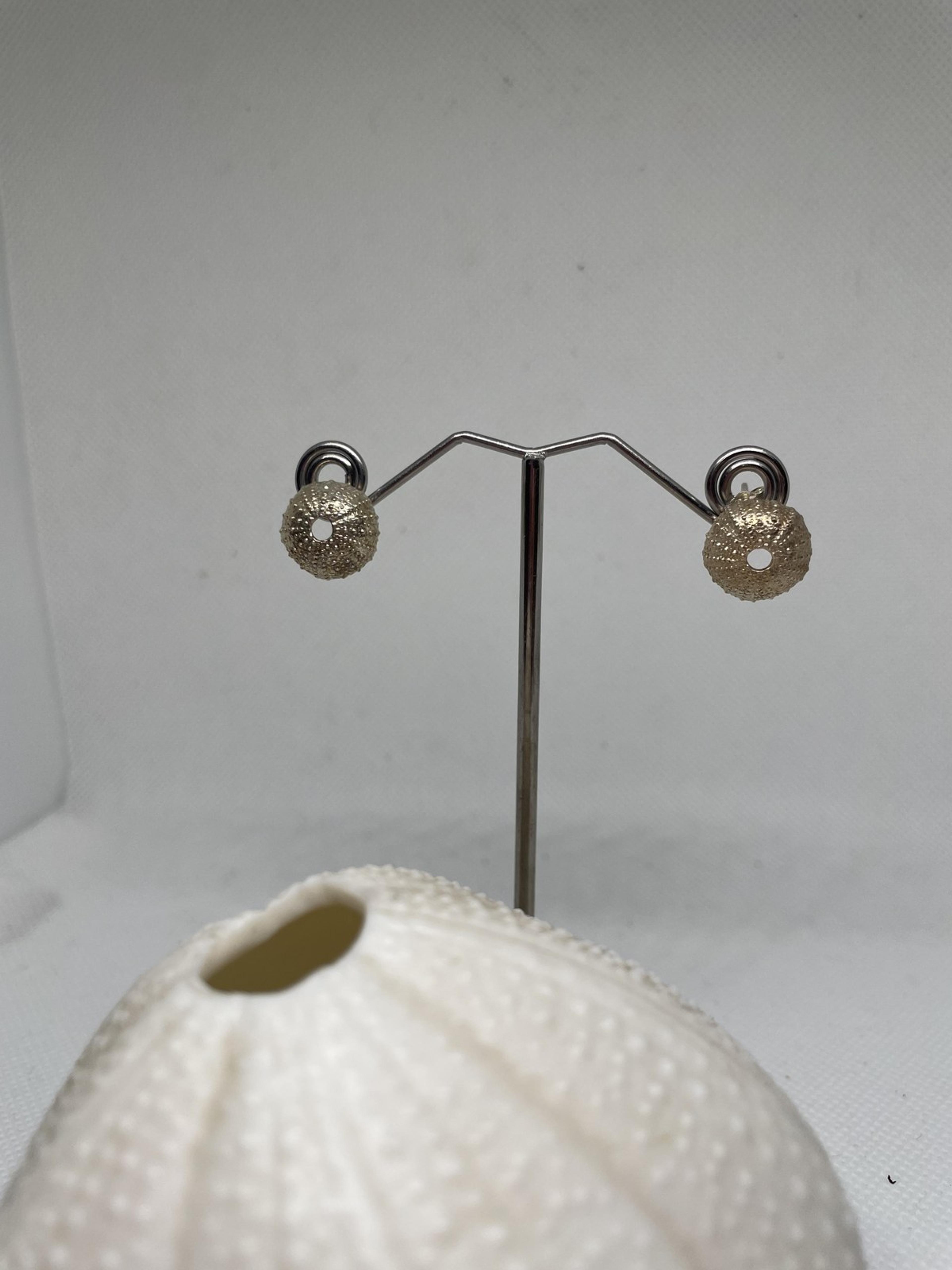 Sea Urchin Textured Stud Earrings