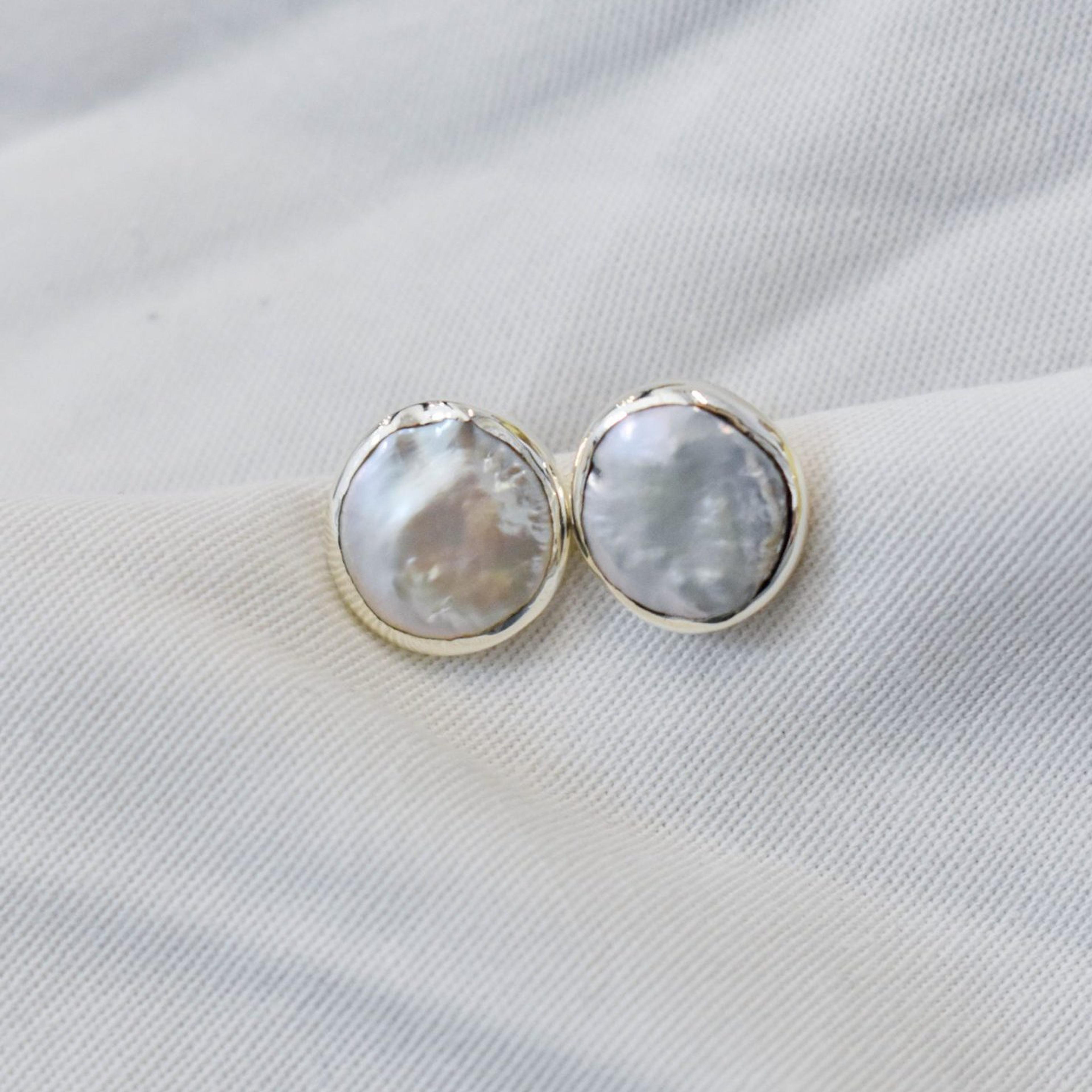 Kinkel Jewelry - Calypso Pearl Studs — view 2