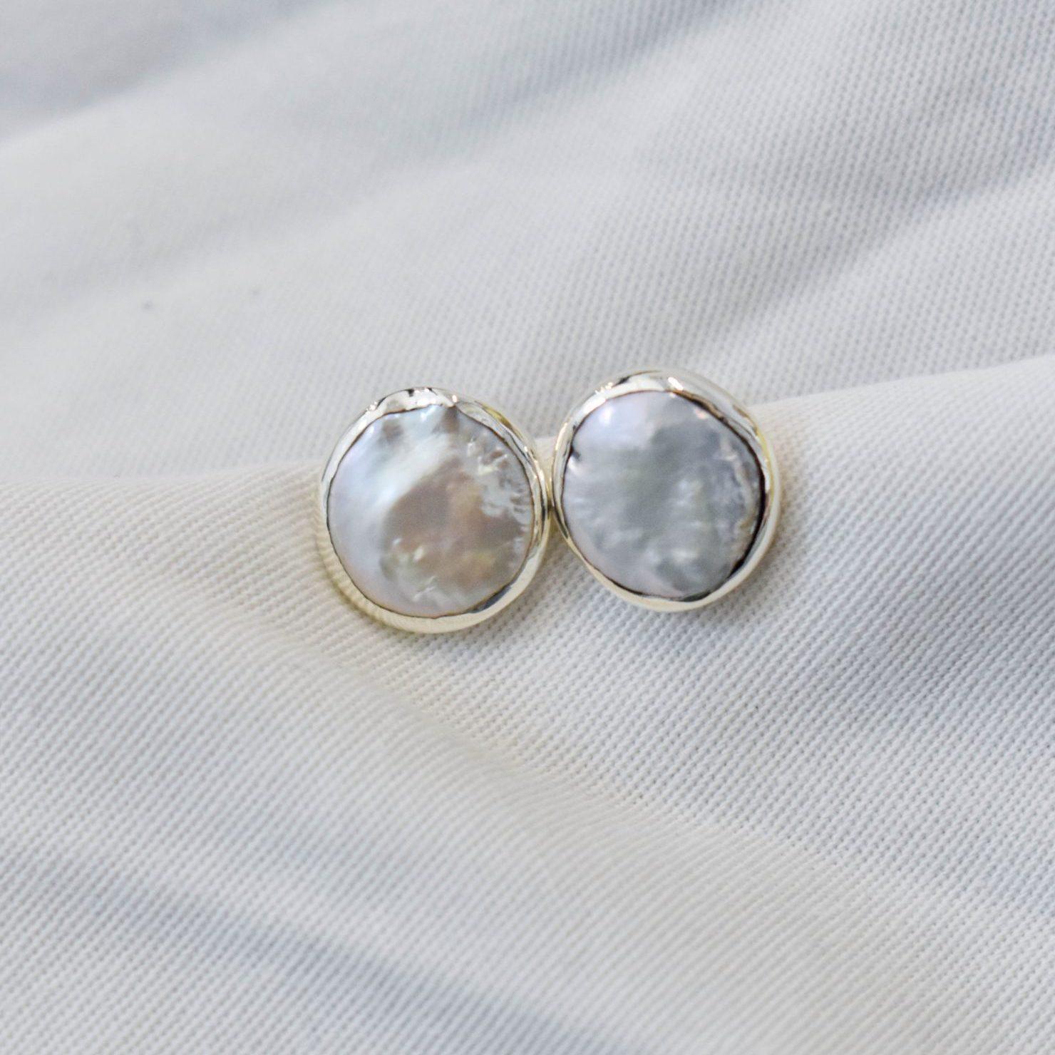 Kinkel Jewelry - Calypso Pearl Studs — view 2