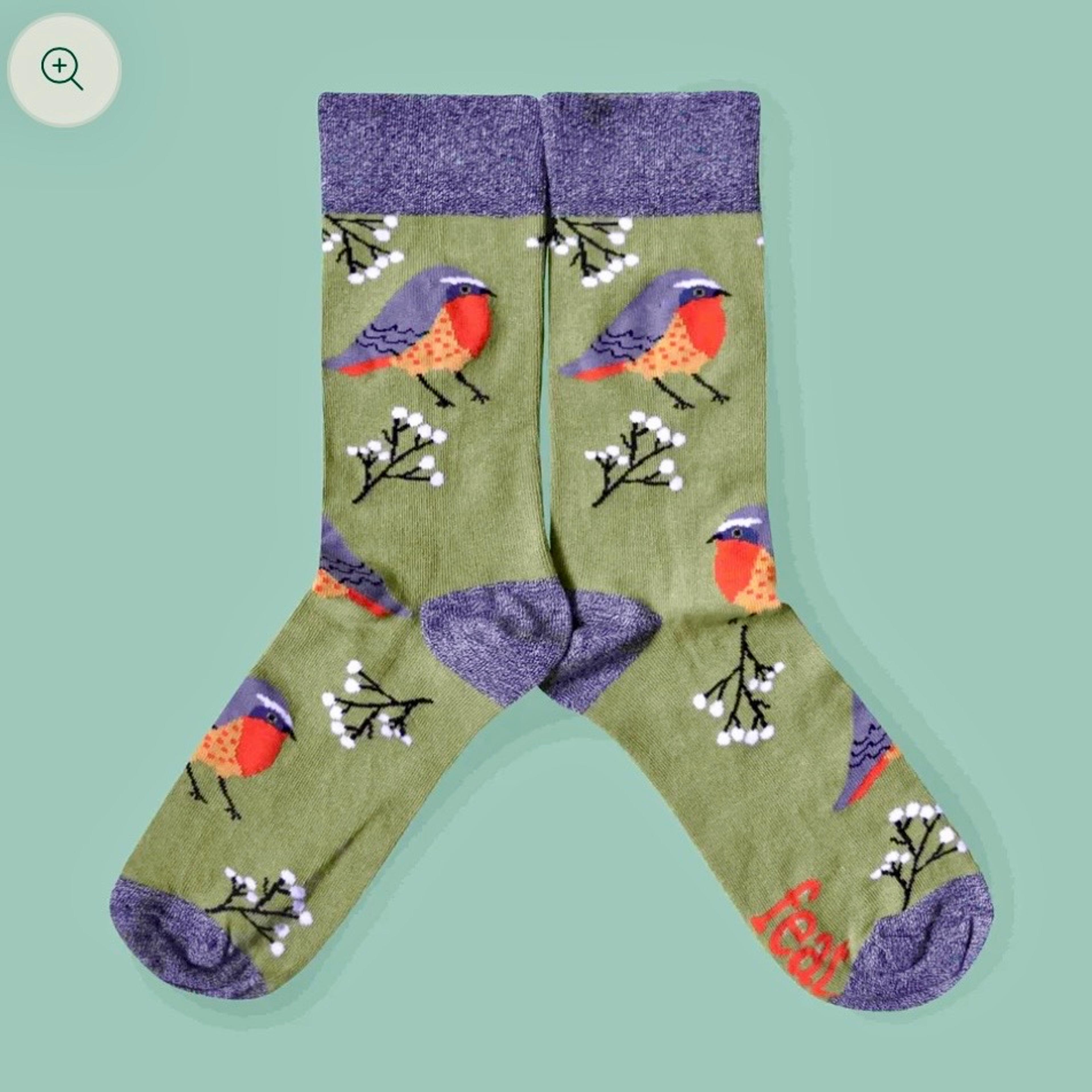 Feat Adult Sock — Cape Robin-Chat
