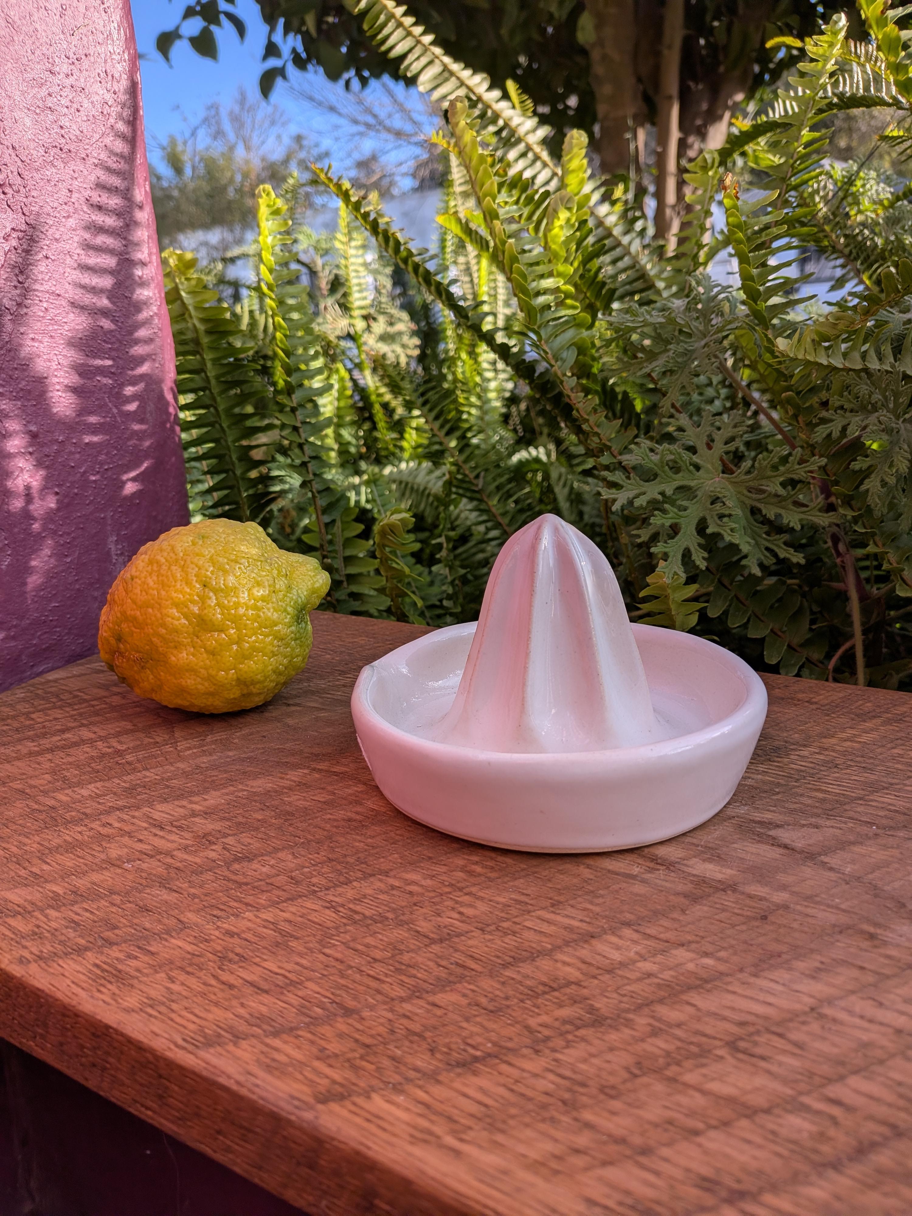 Stoneware Citrus Squeezer