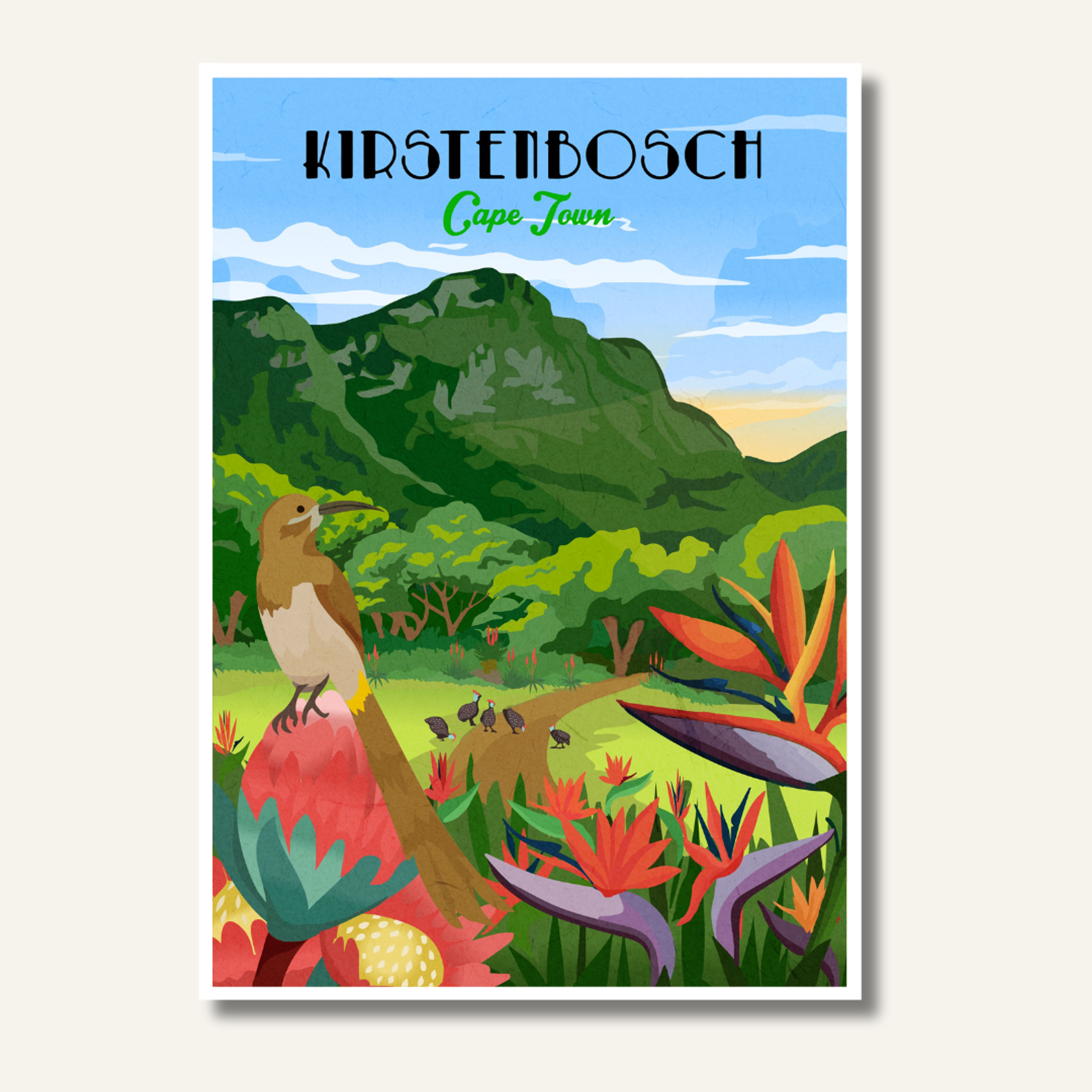 Kirstenbosch Travel Poster — view 1