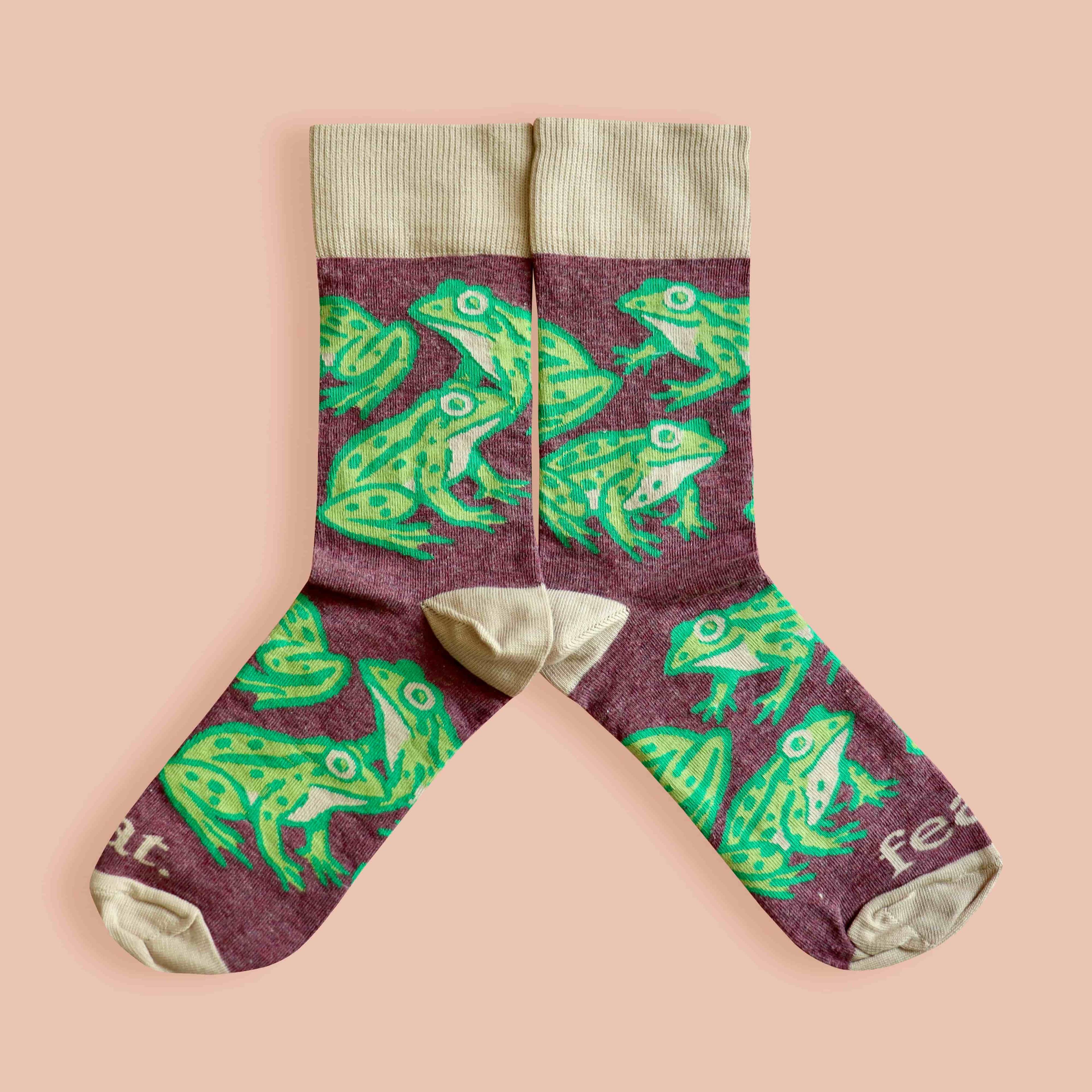 Cape River Frog Socks