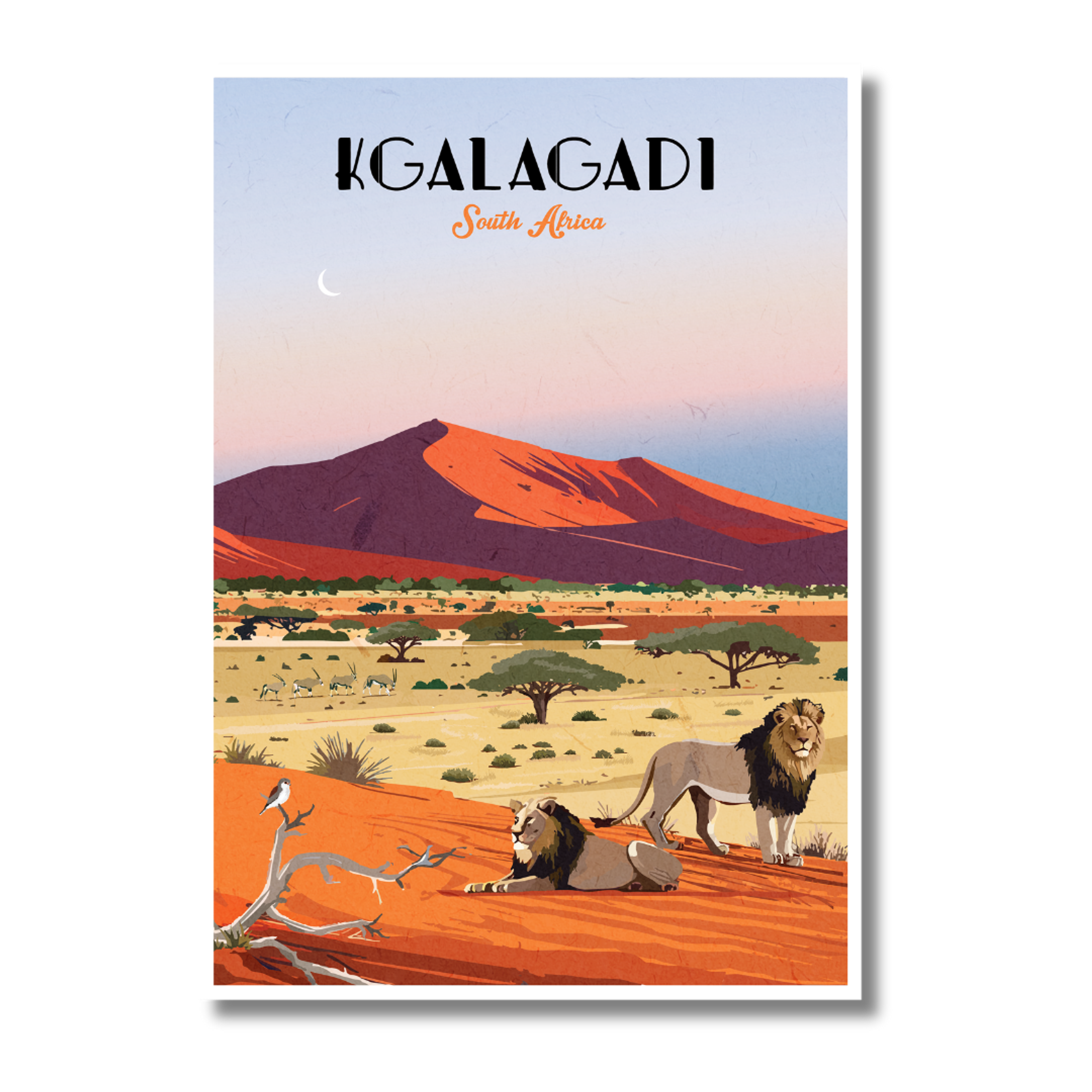 Kgalagadi Travel Poster — view 1