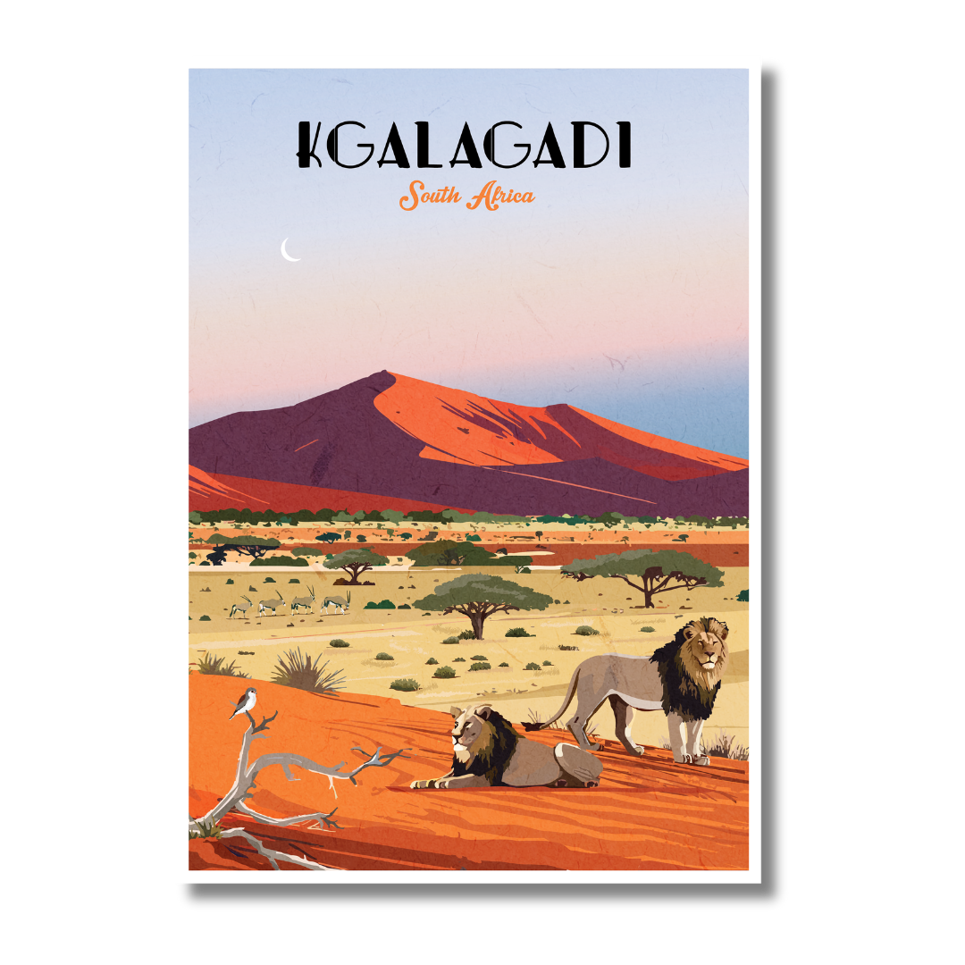 Kgalagadi Travel Poster — view 1