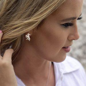 Kinkel Jewelry - Coral Studs Kinkel