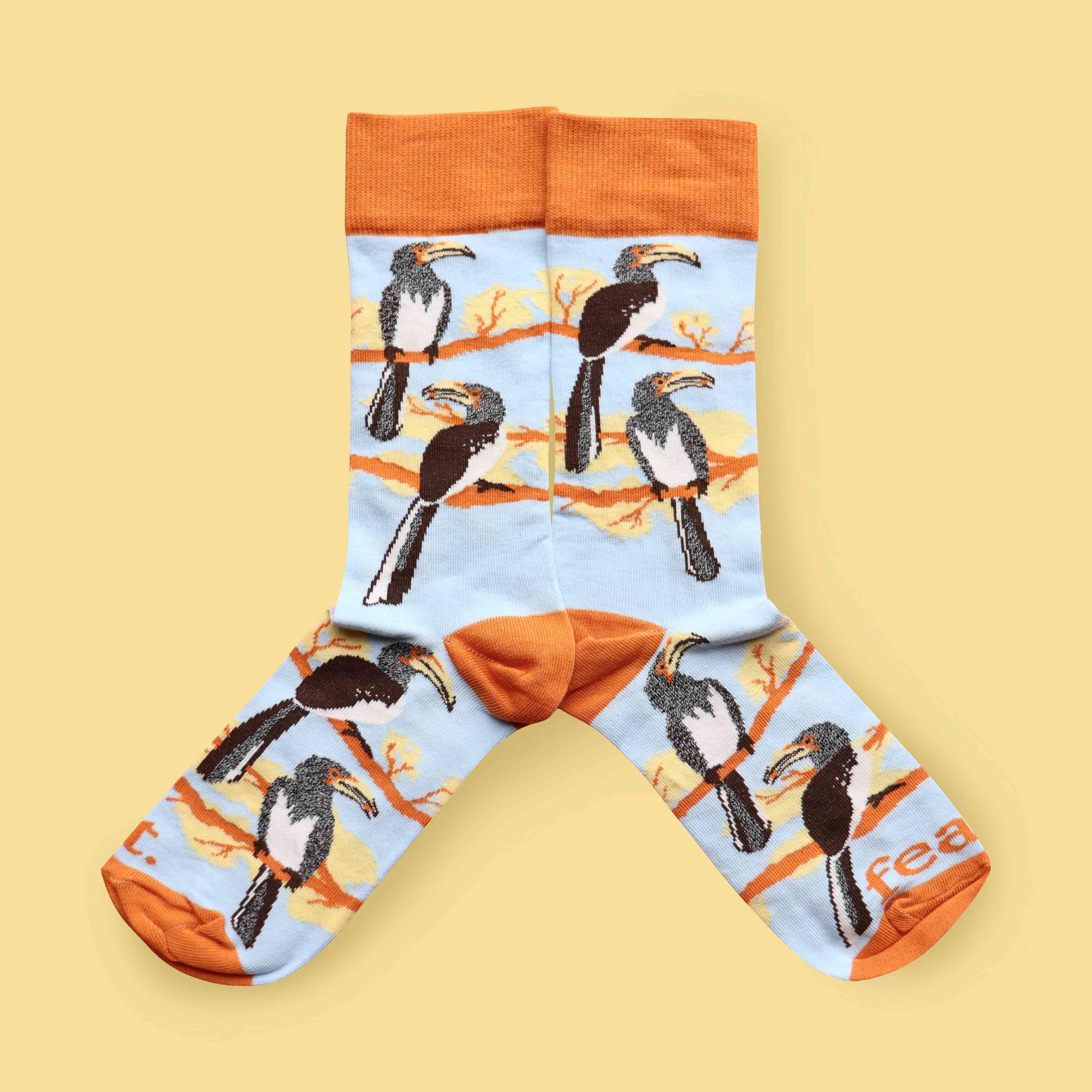 Yellow-Billed Hornbill Socks