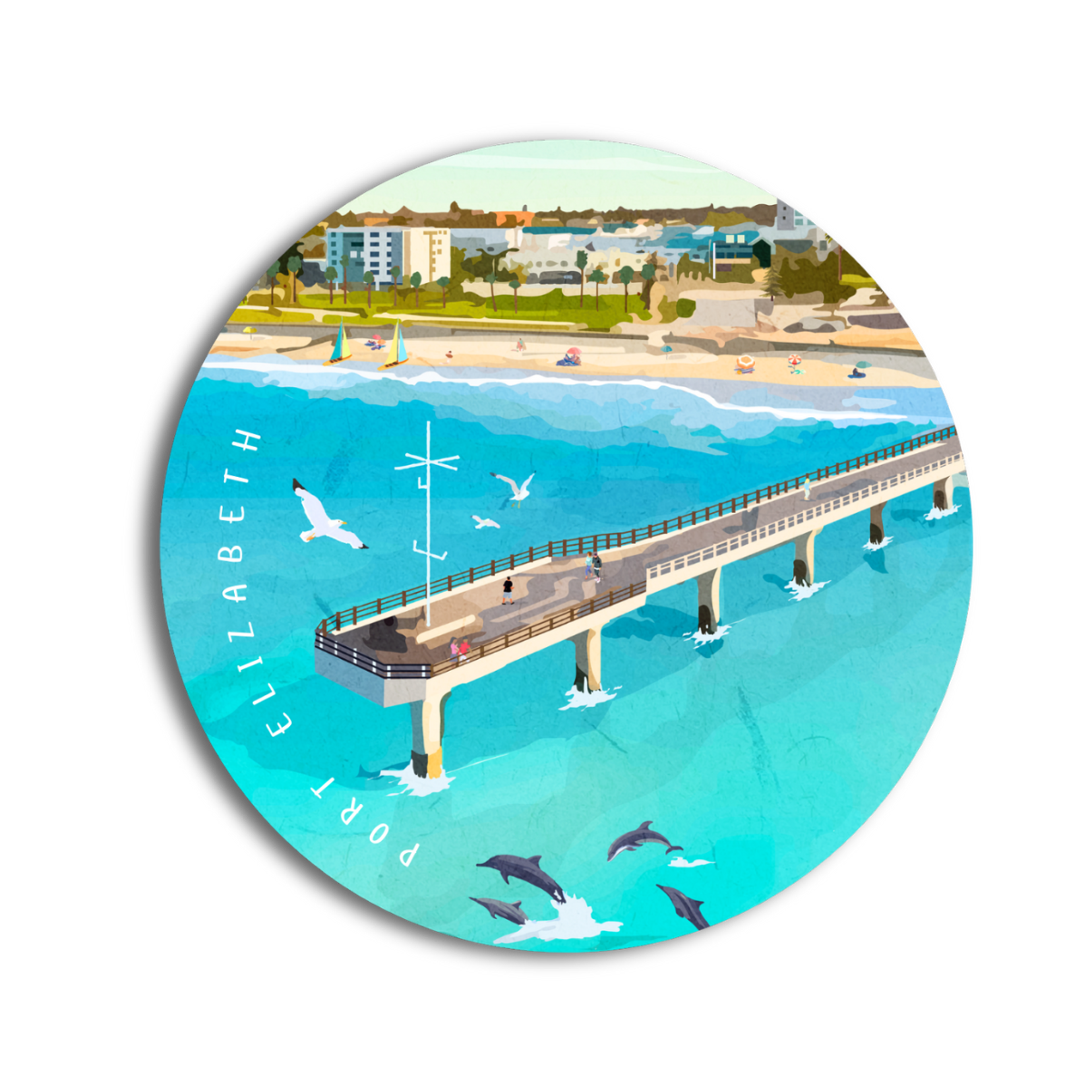 Port Elizabeth Travel Poster — view 3