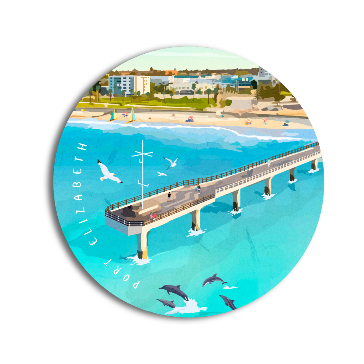 Port Elizabeth Travel Poster — view 3