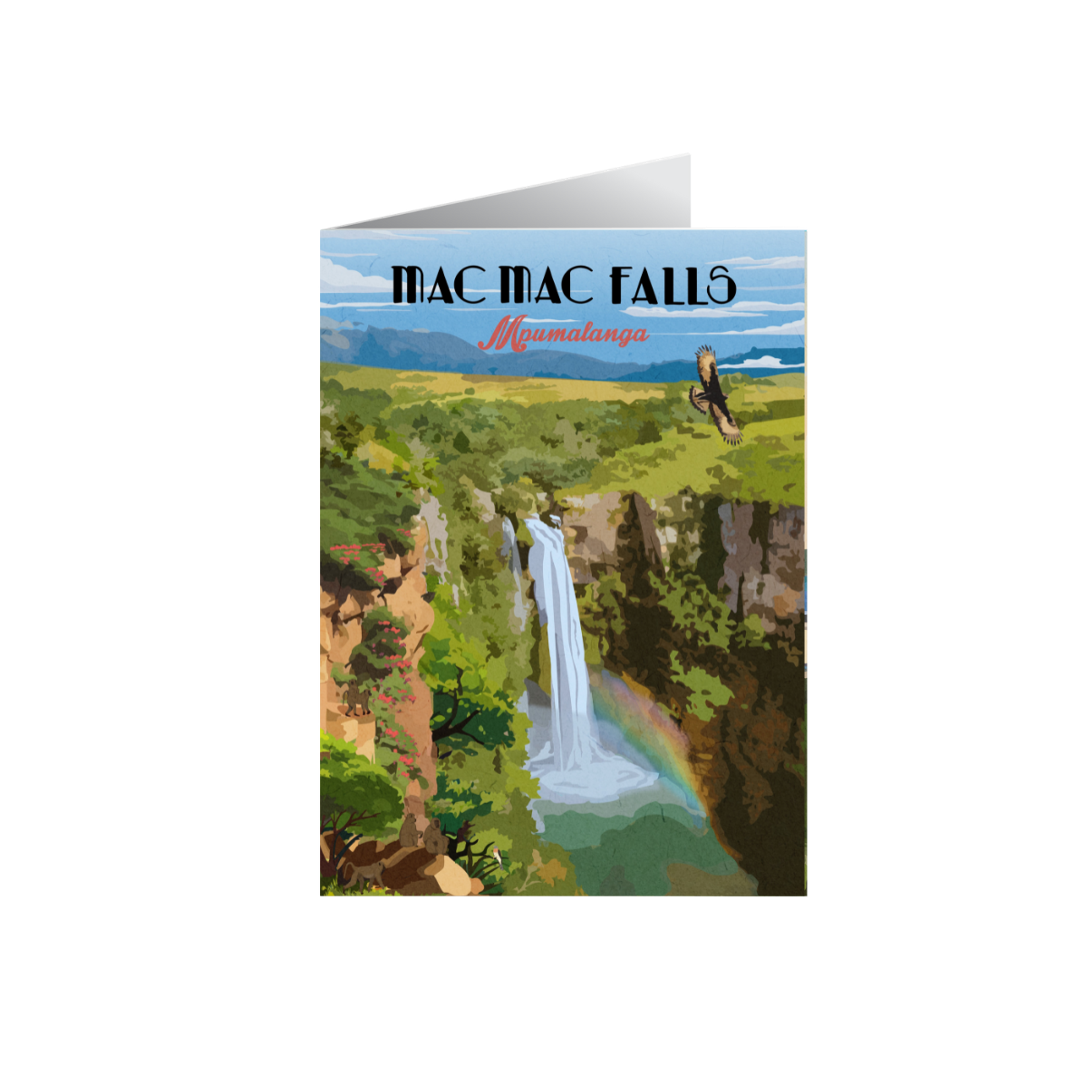 Mac Mac Falls Travel Poster — view 2