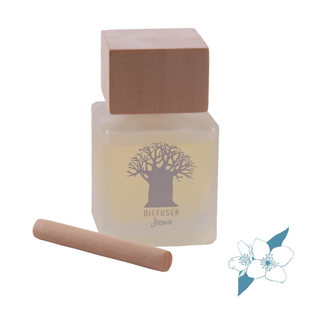 Jasmin Wooden Top Diffuser – 160ml