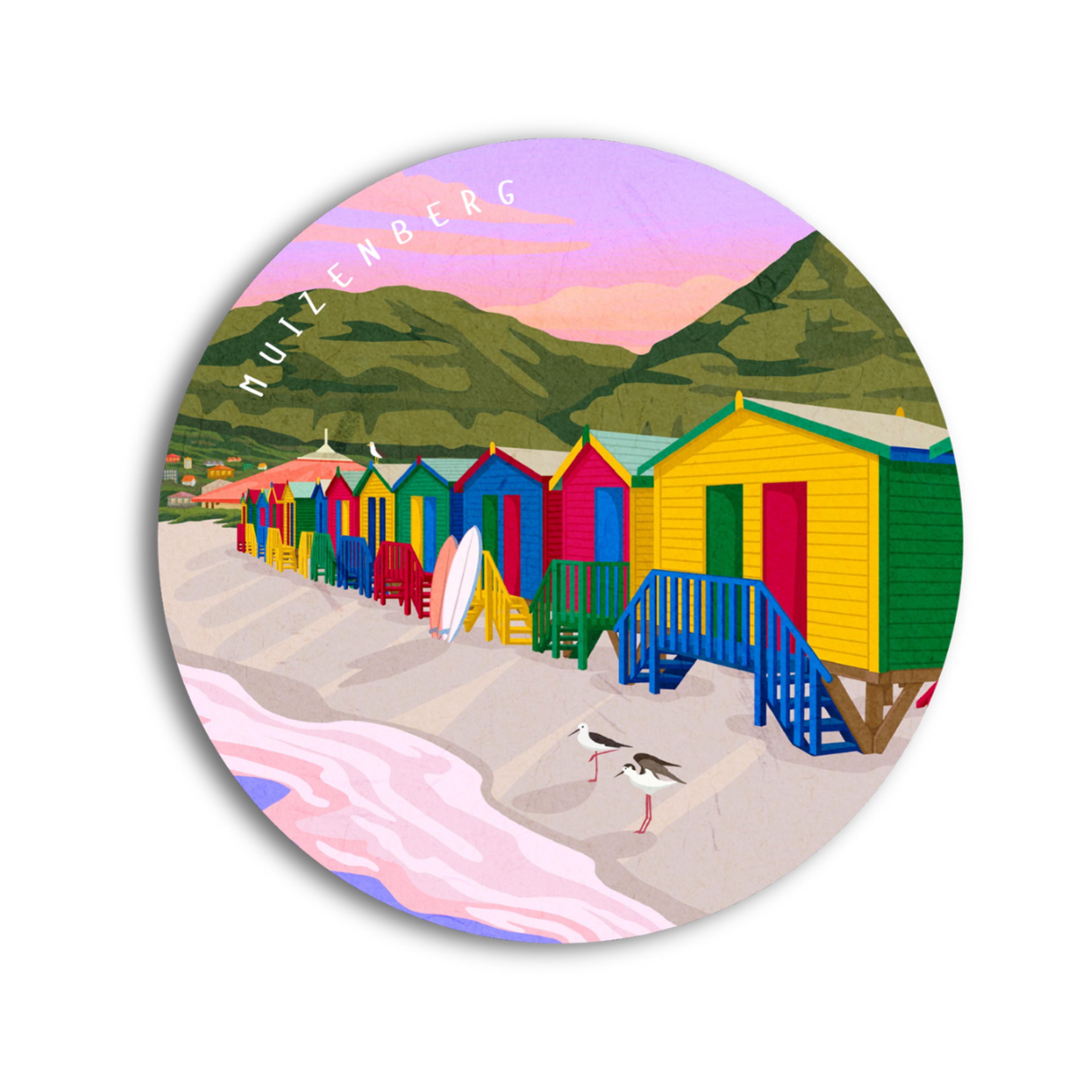 Muizenberg Travel Poster — view 3