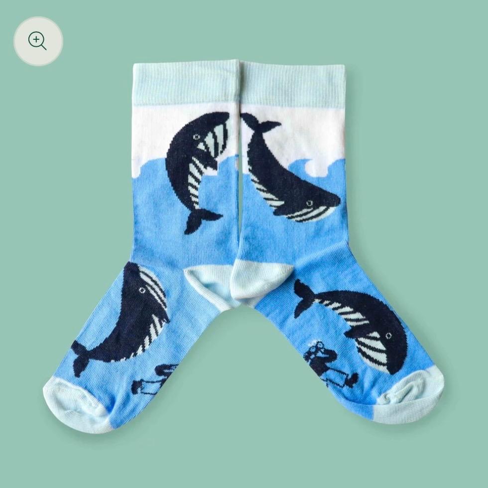 Feat Kids Socks — Whale