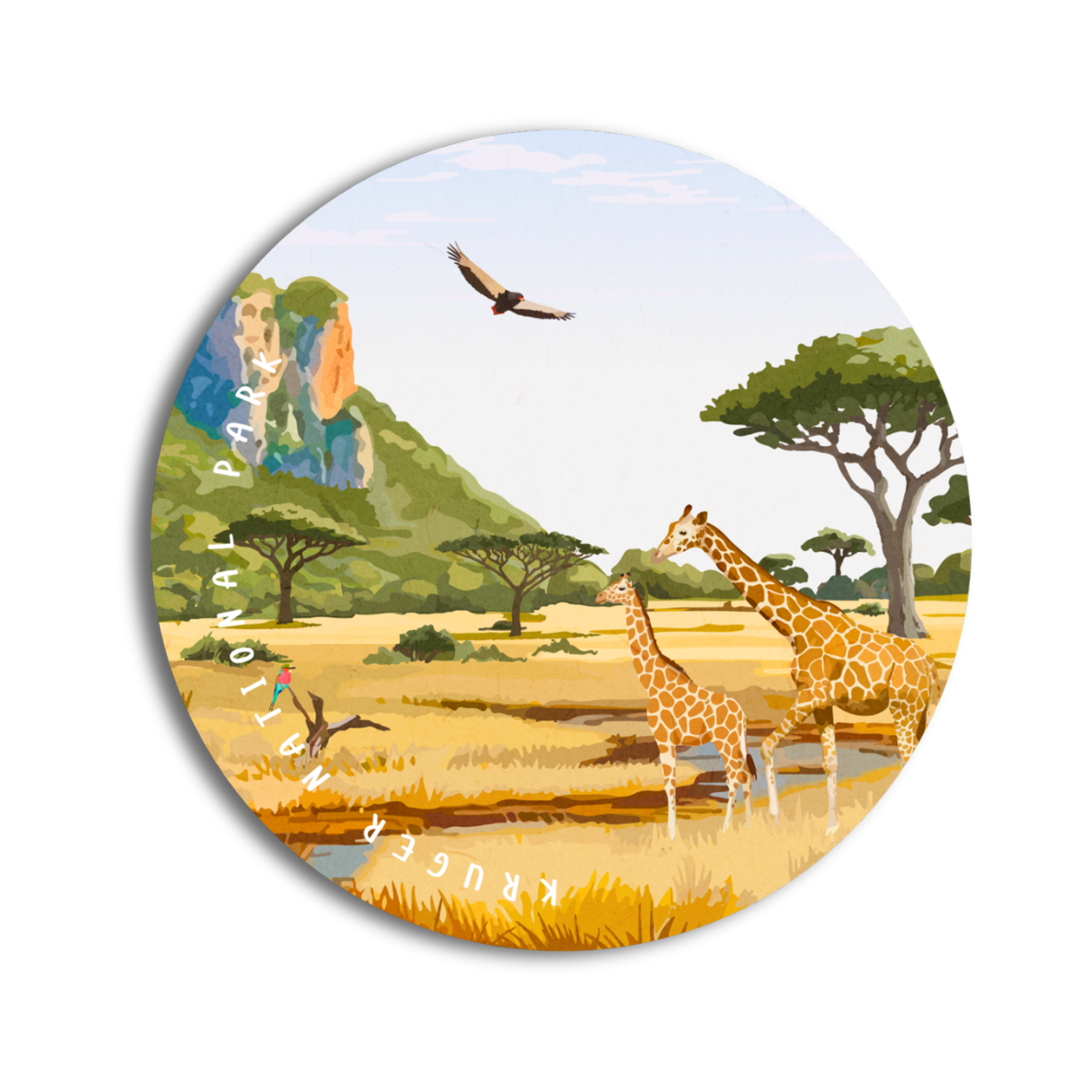 Kruger National Park Travel Poster — view 3
