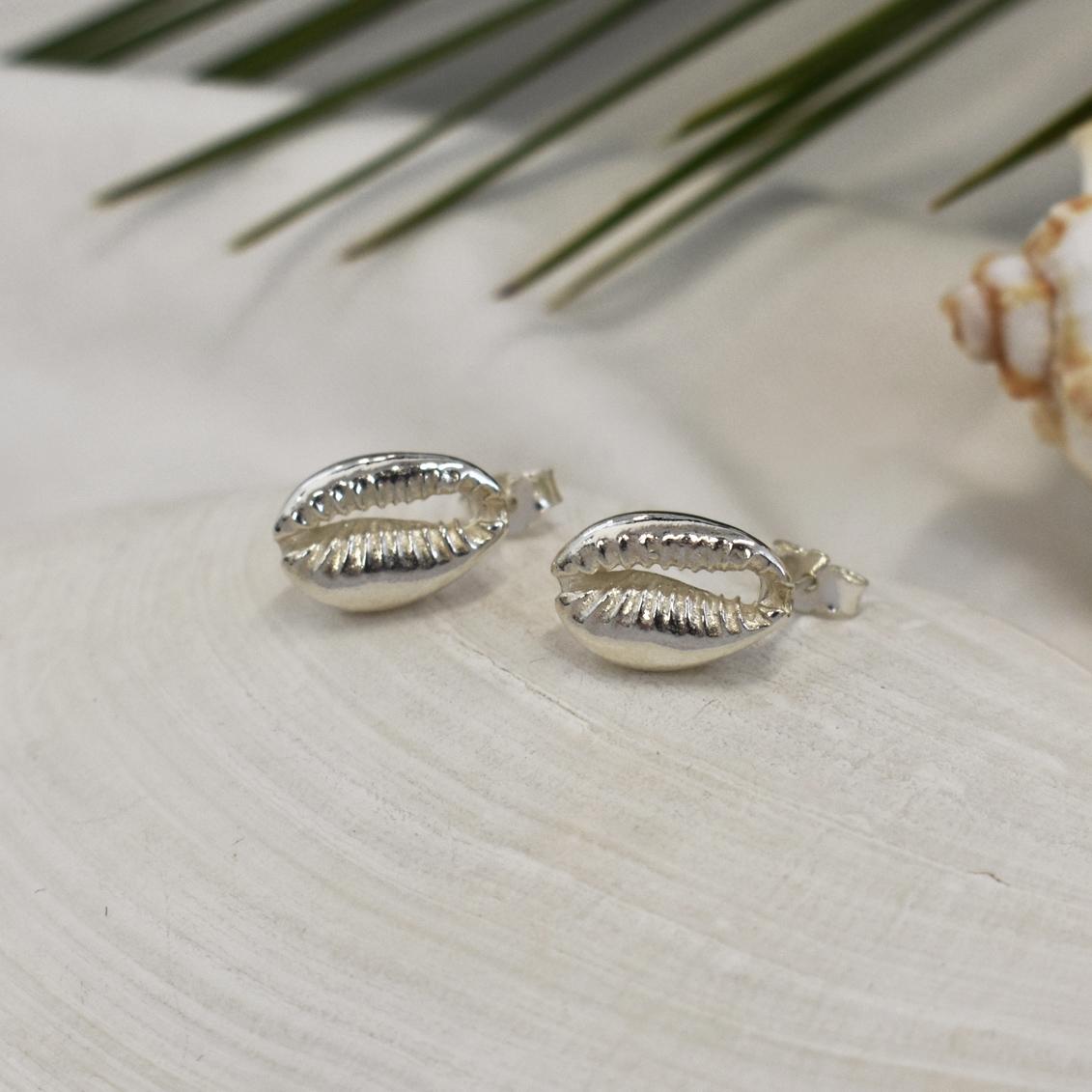 Cowrie Studs