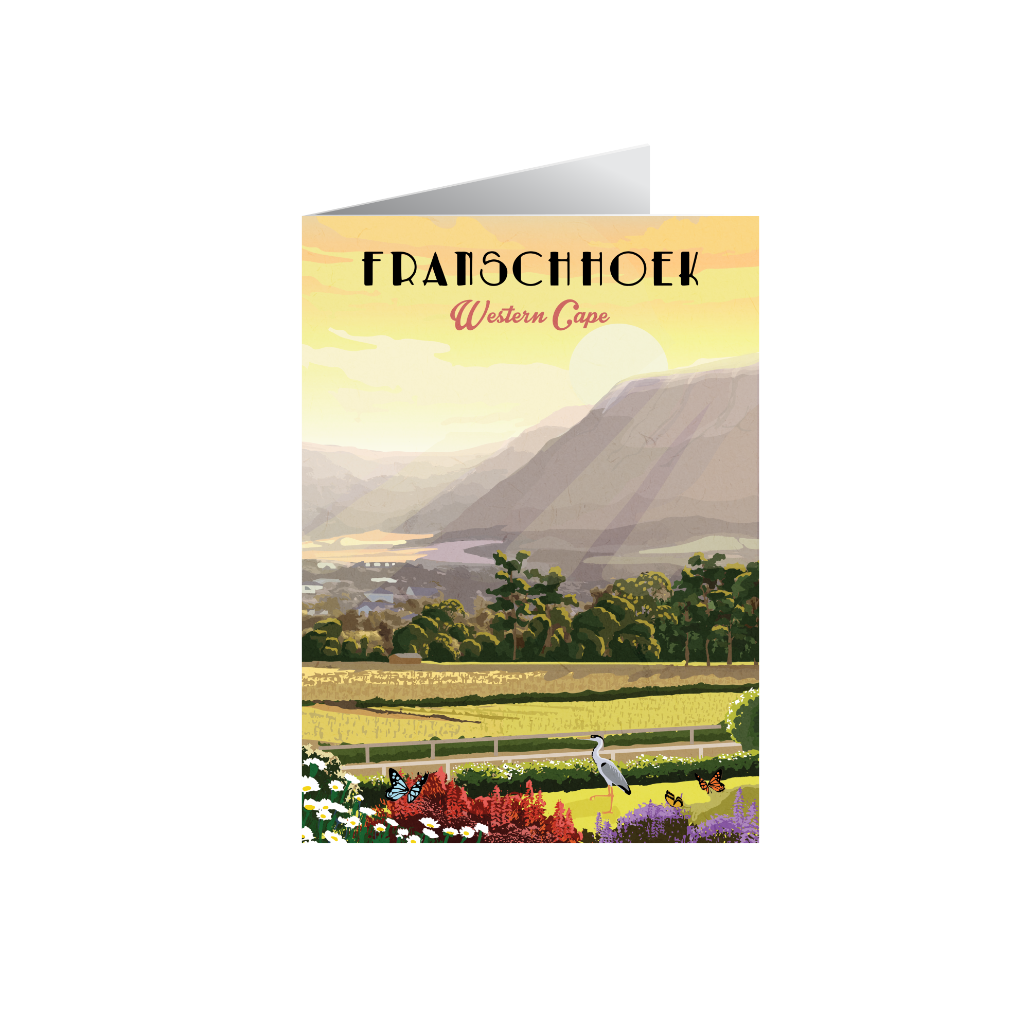 Franschhoek Travel Poster — view 2
