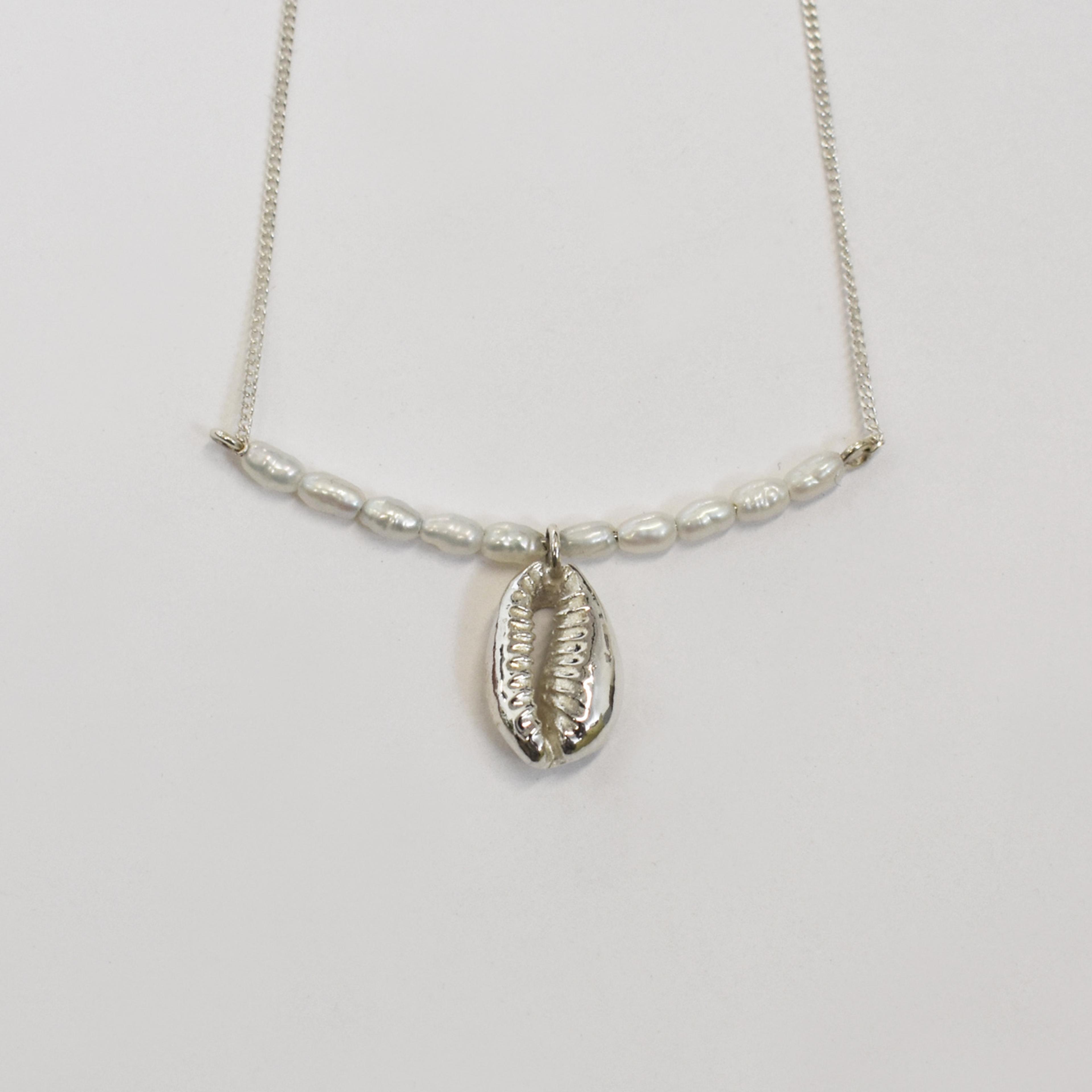 Kinkel Jewelry - Cowrie Pearl Necklace — view 2