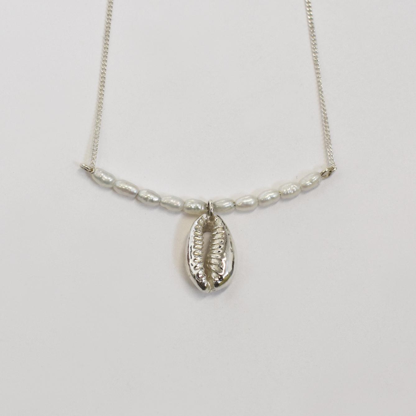 Kinkel Jewelry - Cowrie Pearl Necklace — view 2