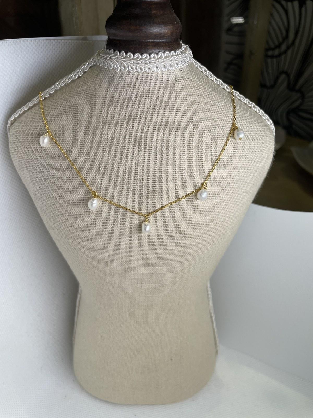 Freshwater Pearl Drop Necklace