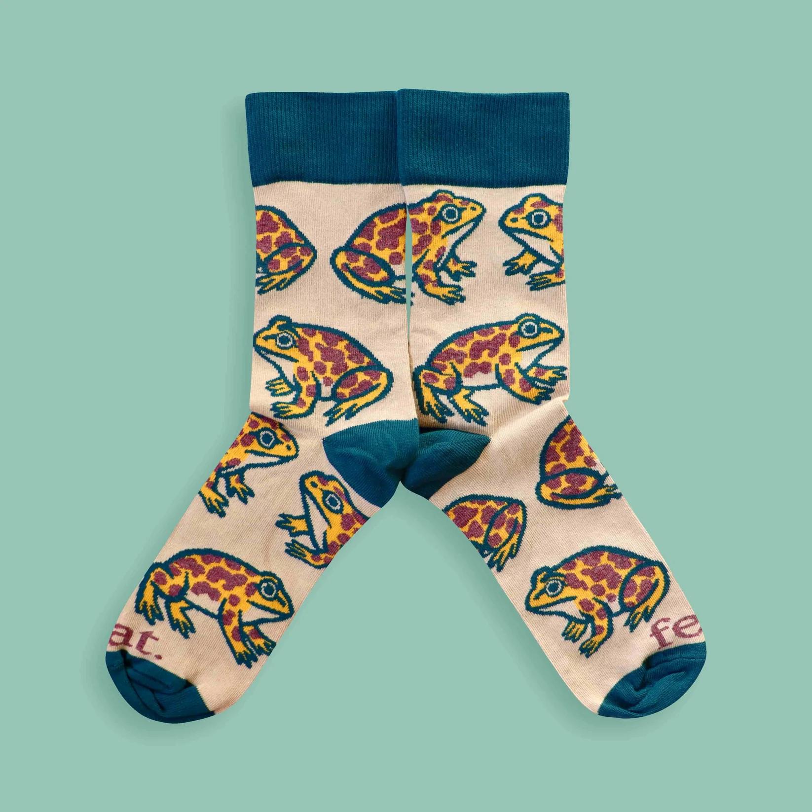 Feat Adult Socks - Cape Leopard Toad socks | Amphibians of South Africa