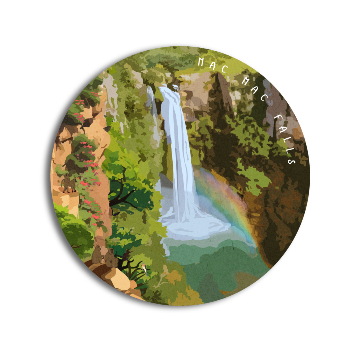 Mac Mac Falls Travel Poster — view 3