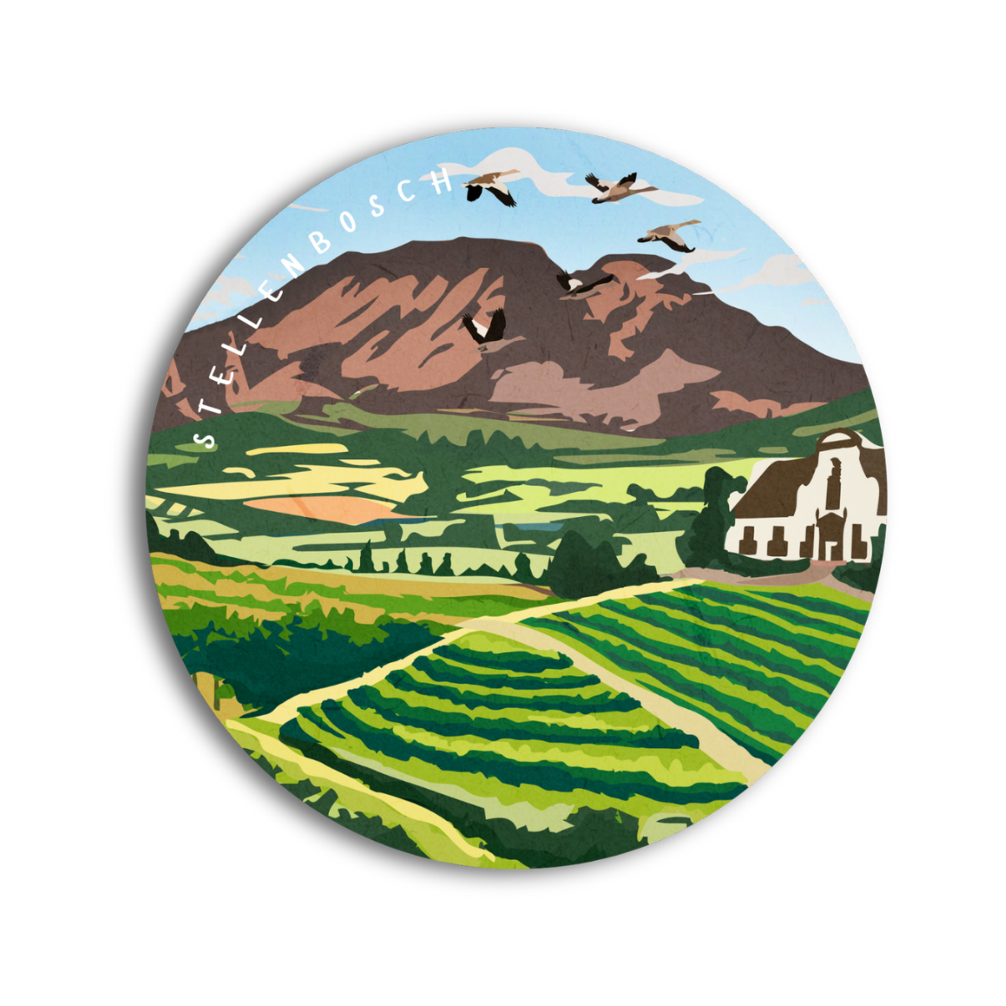Stellenbosch Travel Poster — view 3