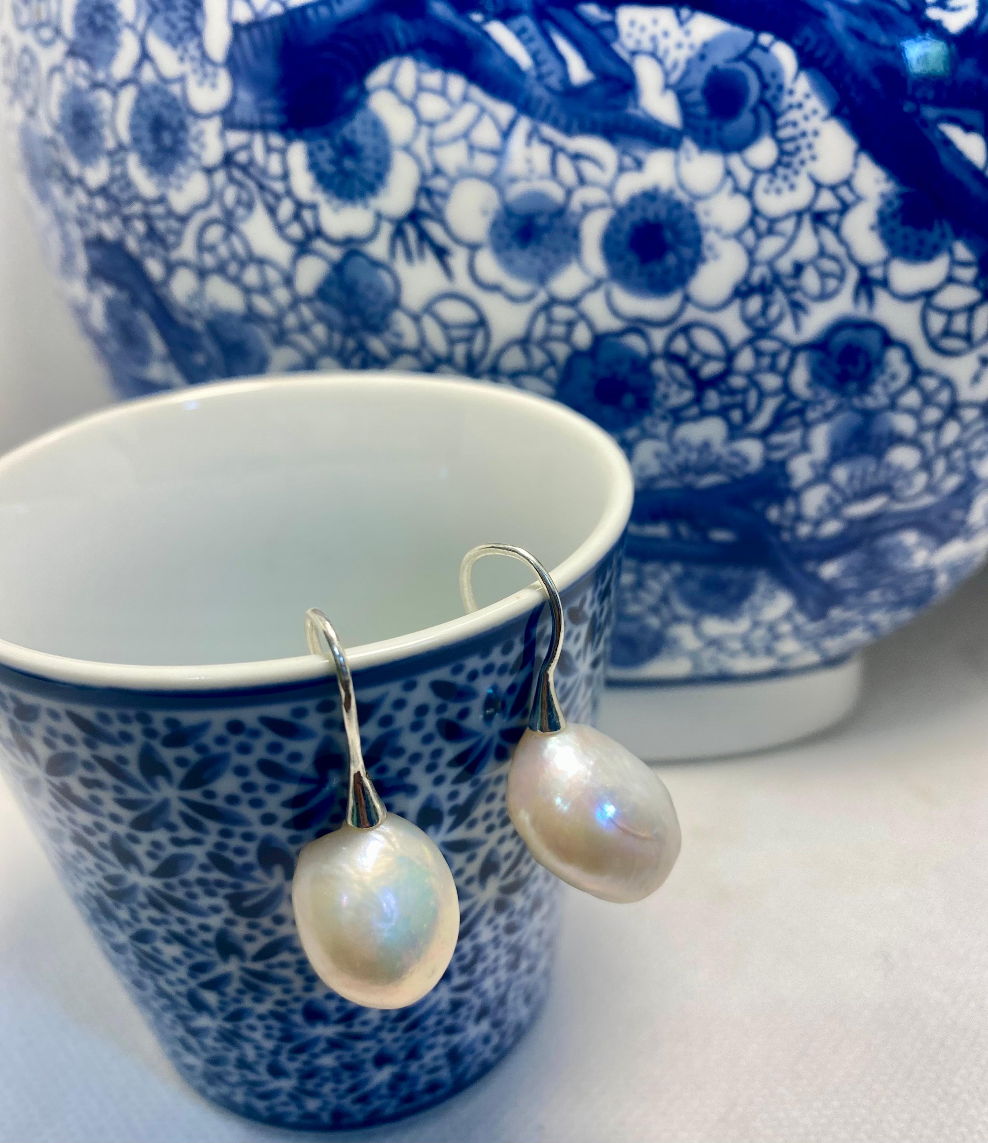Baroque Pearl Hook Earring
