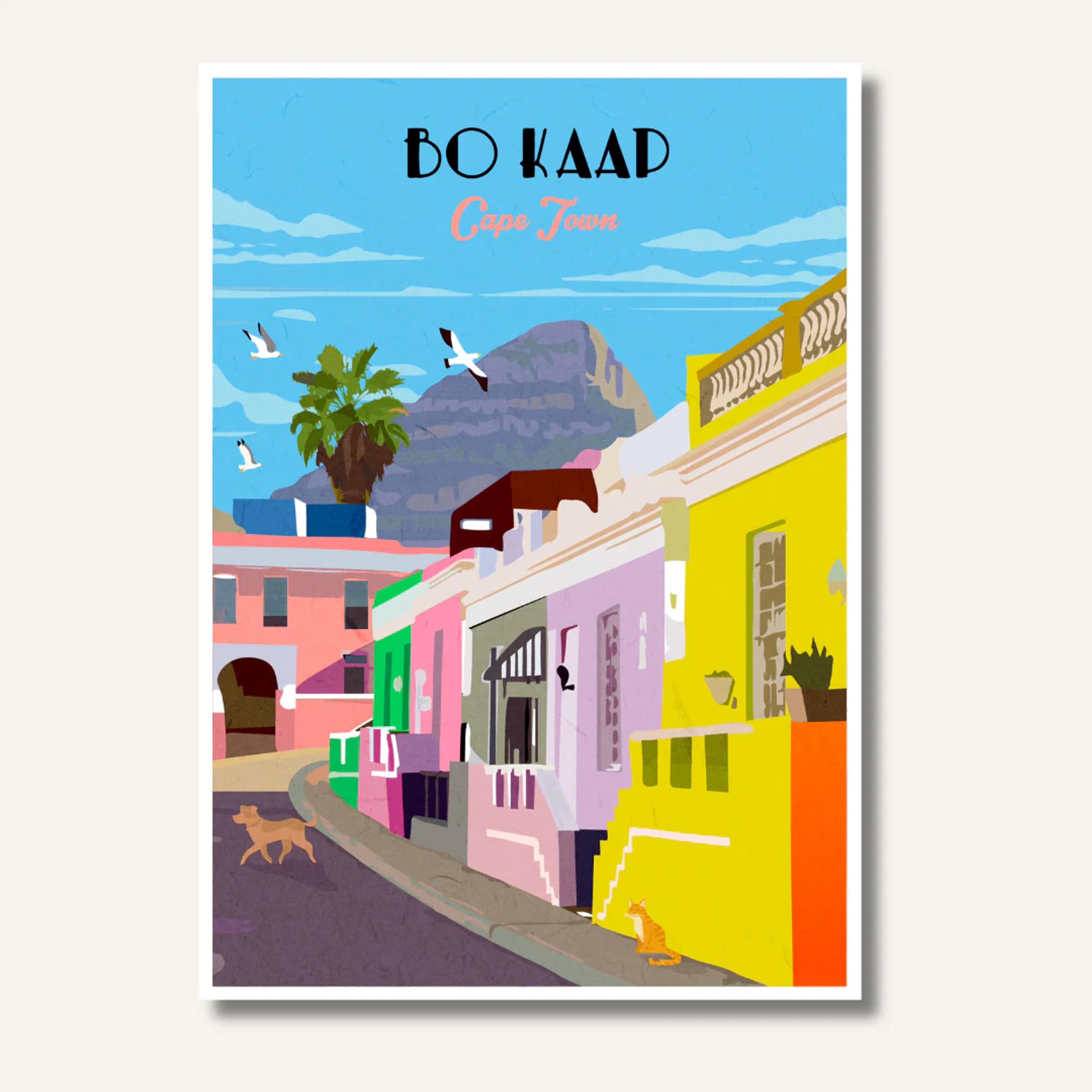 Bo-Kaap Travel Poster