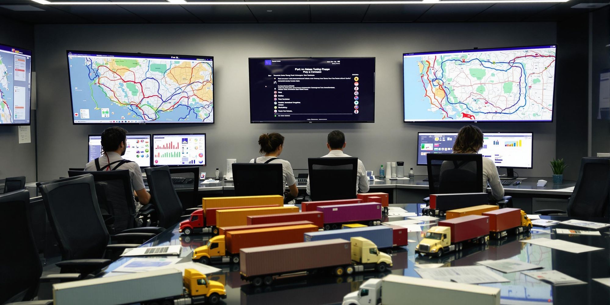 operators watching dispatch and tms