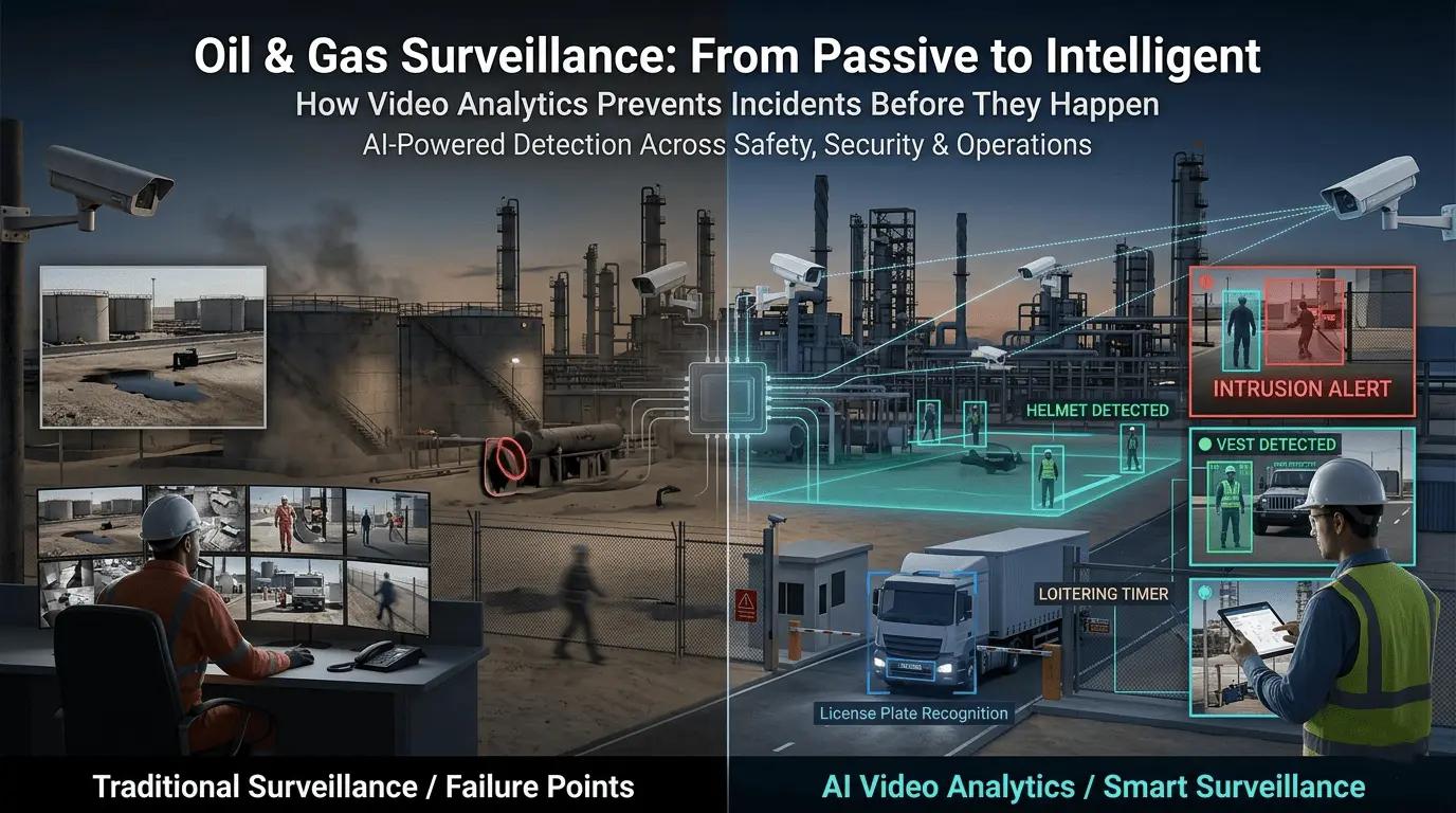 Why Traditional Oil and Gas Video Surveillance Fails and How to Fix It?