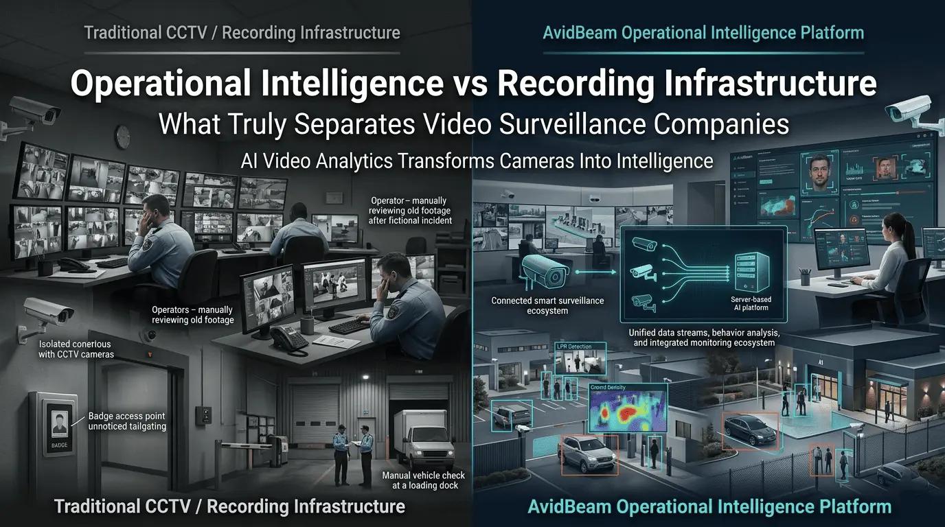 An Operational Intelligence Platform vs. a Recording Infrastructure What Separates Video Surveillance Companies