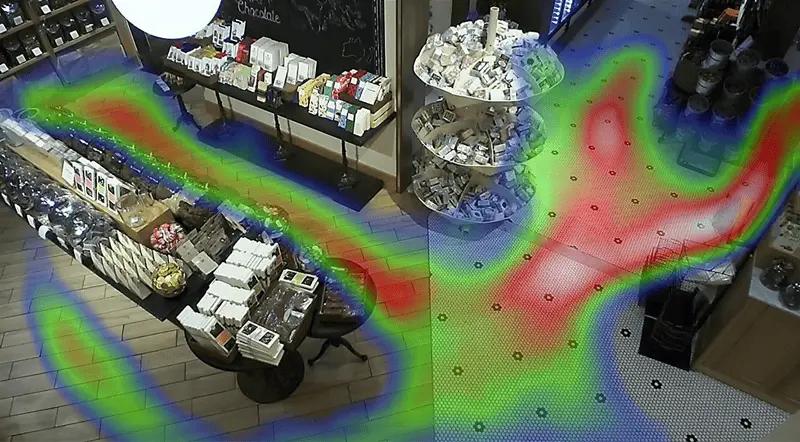 Heat Map Analysis in Video Analytics Visual Intelligence