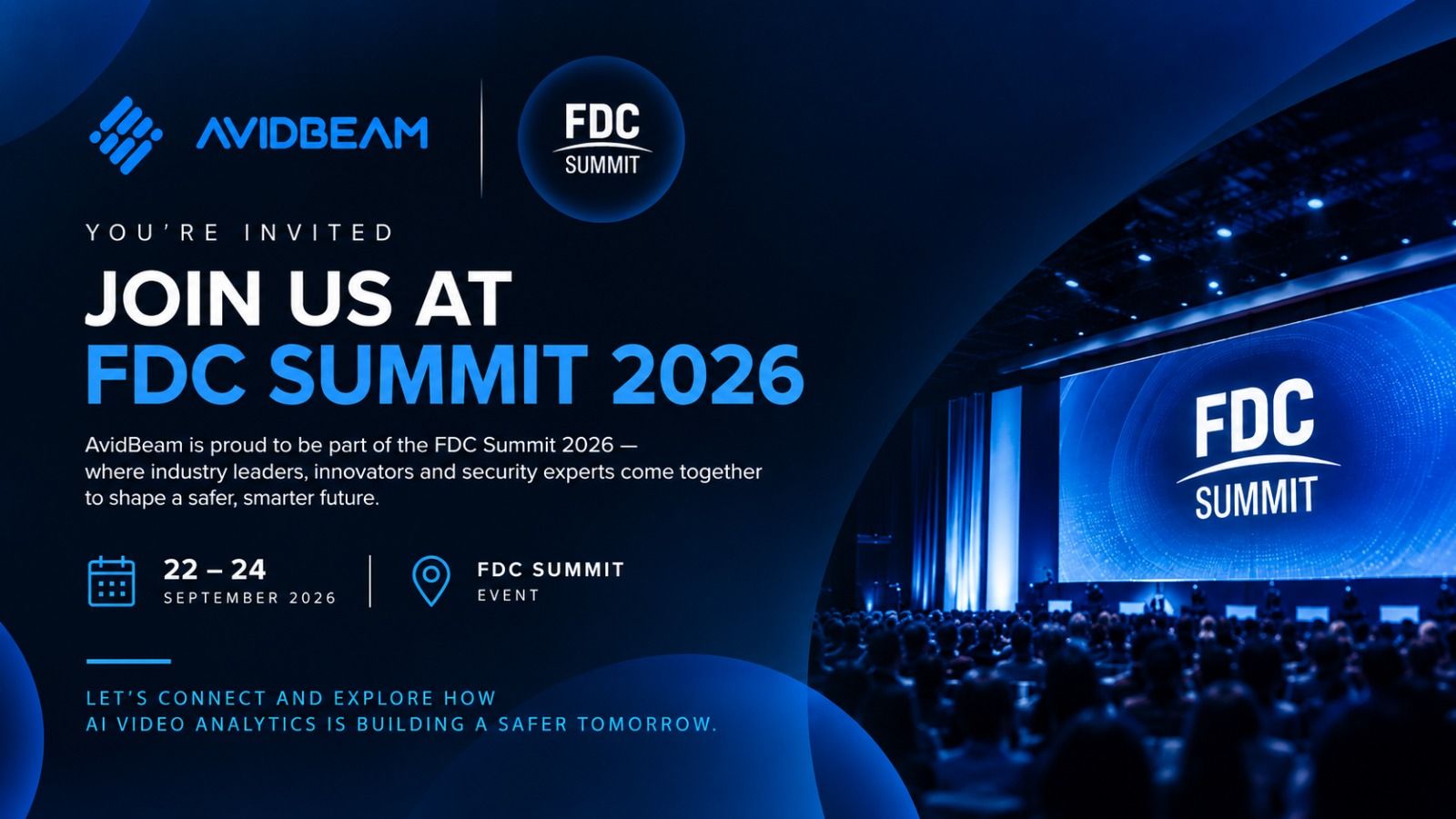 AvidBeam at FDC Summit 2026: Showcasing the Future of AI Video Analytics in Cairo