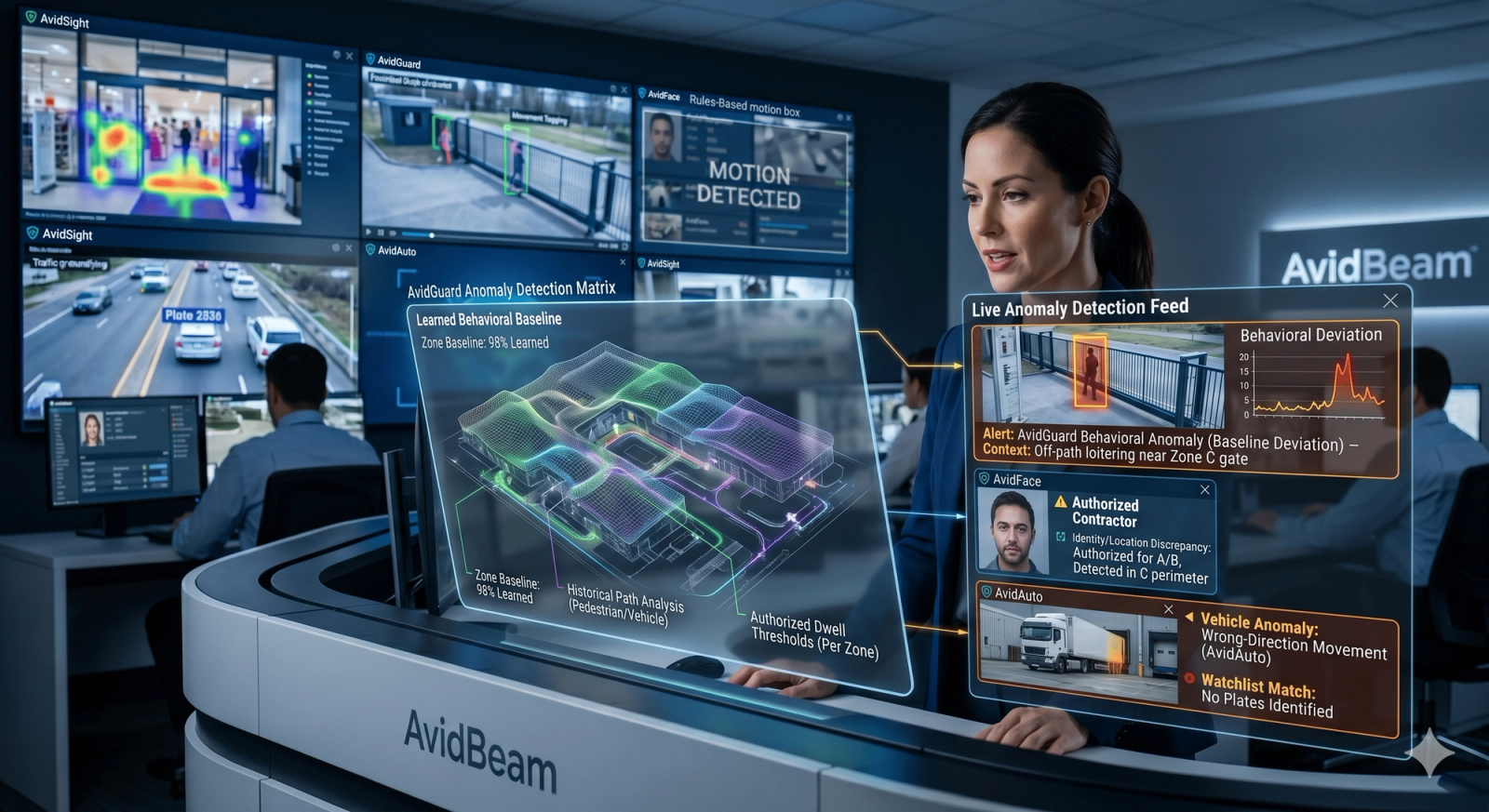 The Difference Between a Surveillance System That Alerts and One That Actually Understands: AvidBeam’s Anomaly Detection Approach