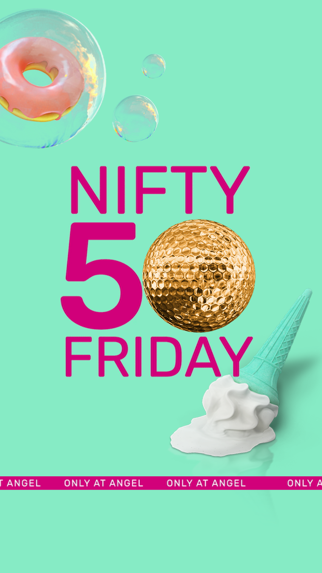Nifty 50 Fridays at Birdies crazy golf - half price golf on all standard adult tickets every Friday until May 31. 