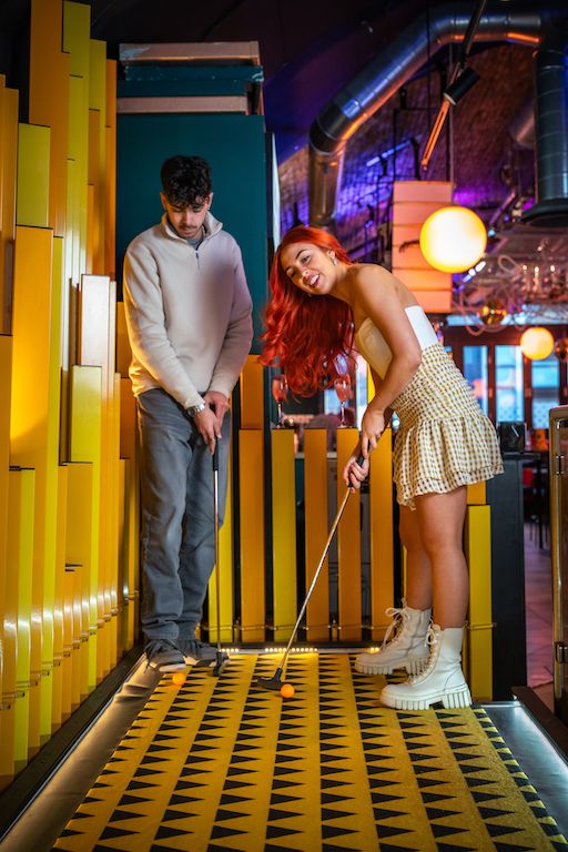 Get 50% off crazy golf tickets at Birdies Angel when you book Wednesday-Sunday. Use code BIRDIESANGEL-BID-24-50OFF. Ends November 17.