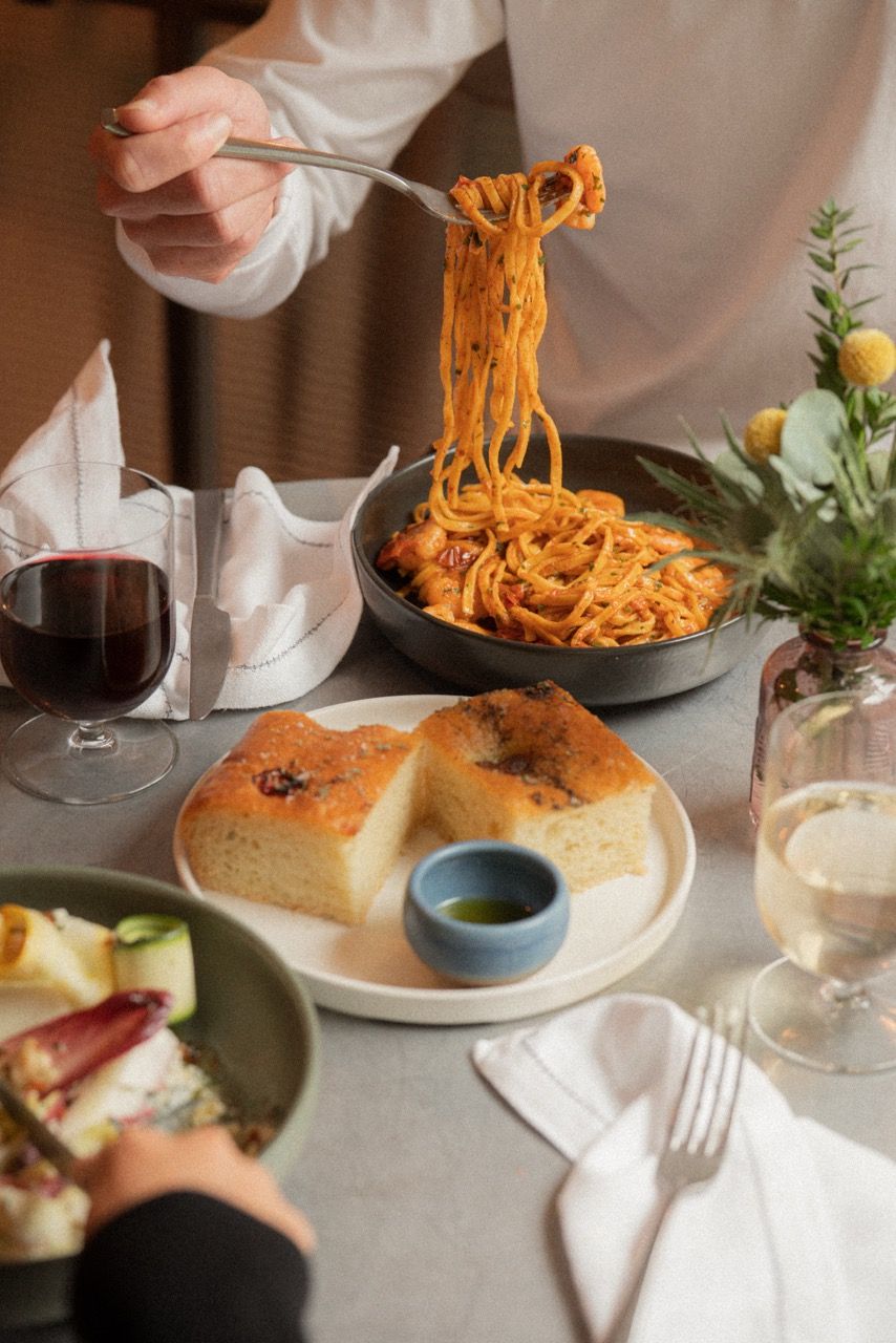 From Sunday to Thursday, 5:30–7:00pm, enjoy fresh pasta paired with the perfect glass of wine — all for just £20 at Noci Islington

