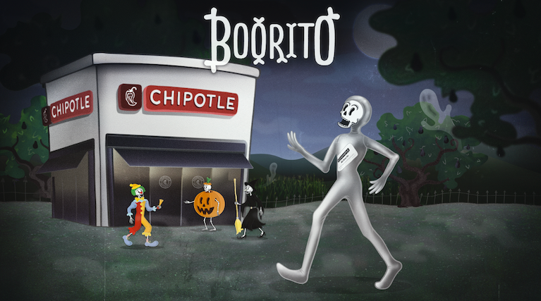 Ghouls and boys - Chipotle's 'Boorito' deal offers £6 mains, only on Halloween day, October 31, from 3pm-close.