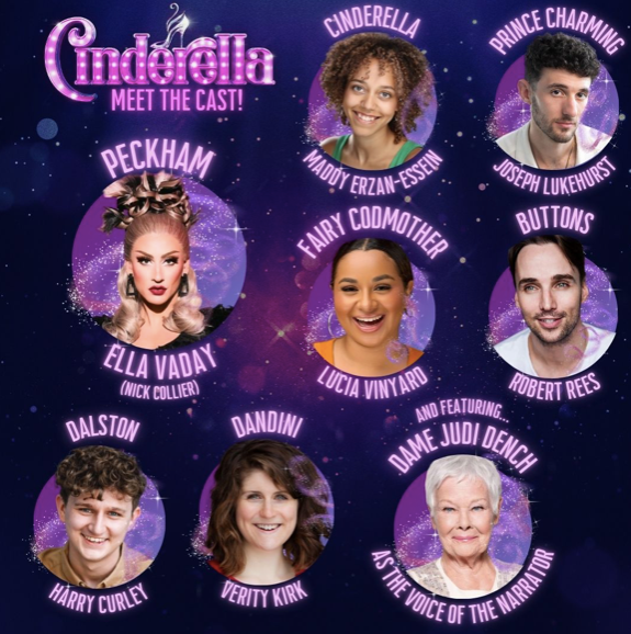 Dame Judi Dench leads star cast for Cinderella