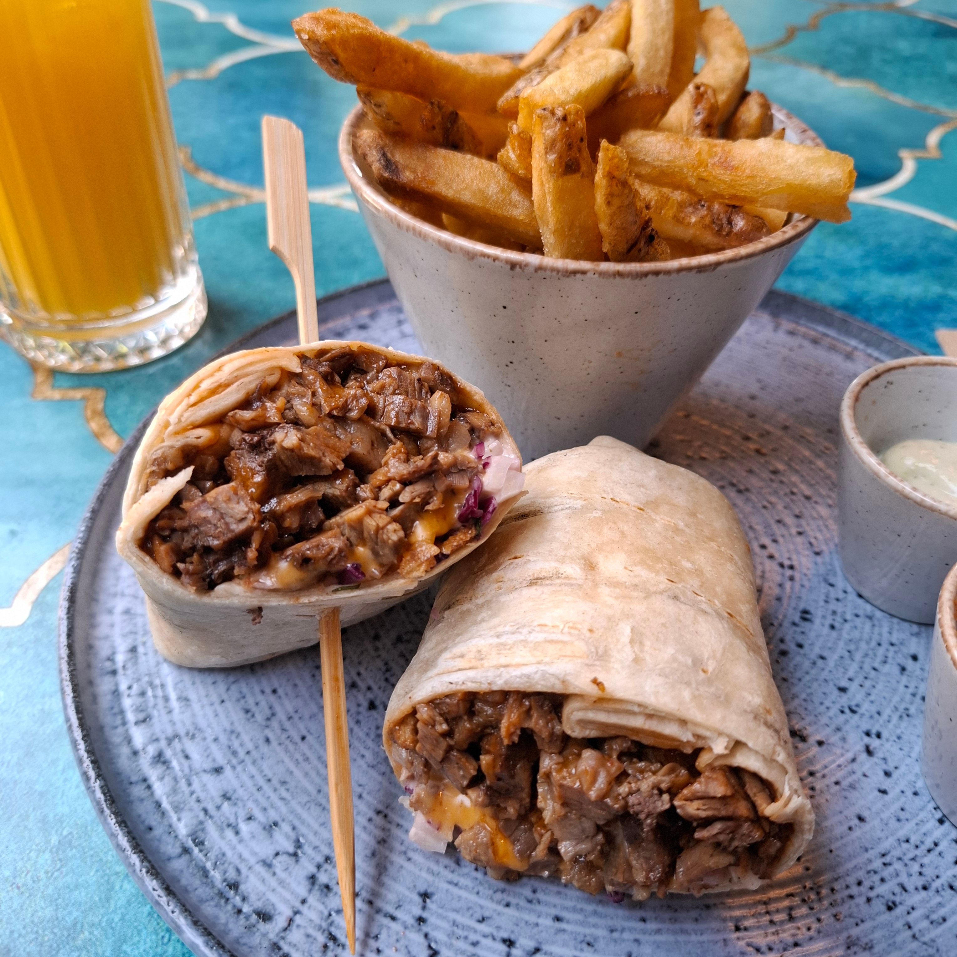 Grab a lunchtime bargain at Smoky Boys. A burger or wrap, handcut fries and a soft drink for £9.95!
 
