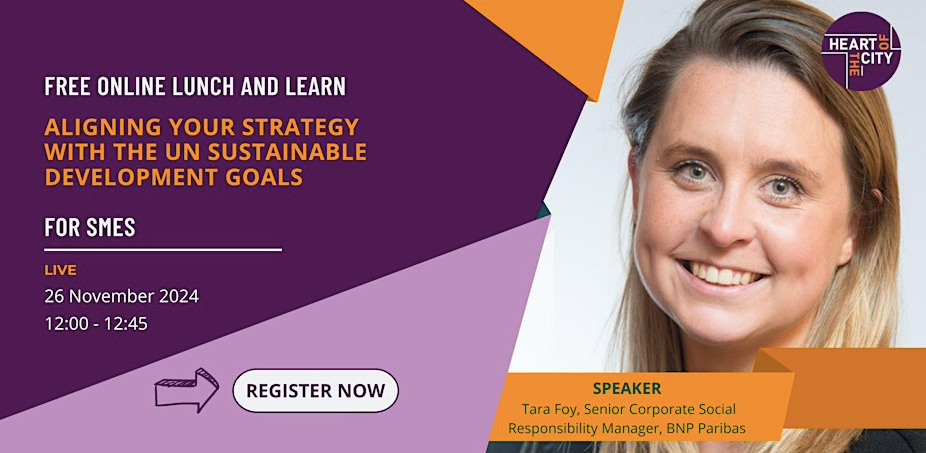 Sign up to free sustainability goals webinar