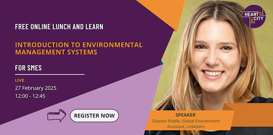 Reduce the environmental impact of your business at free webinar