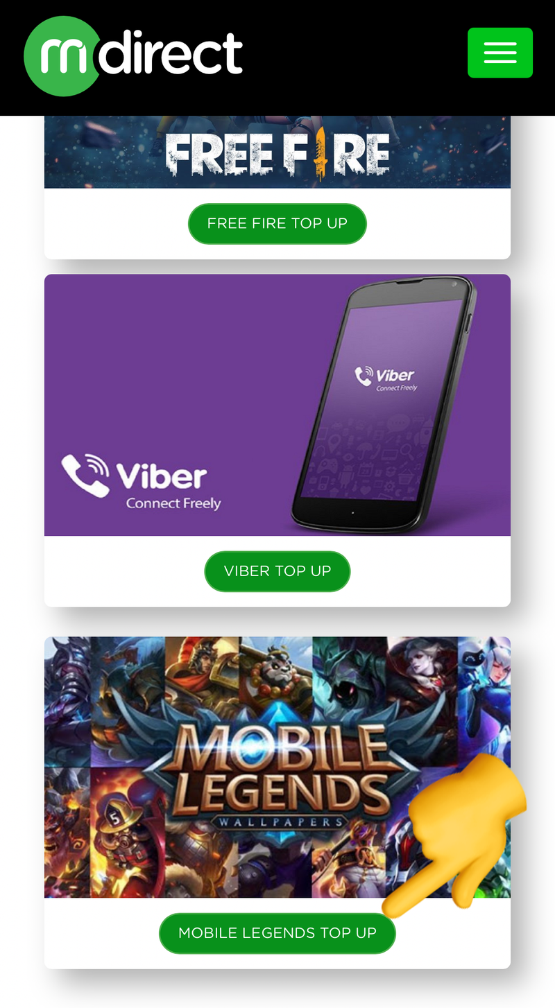 Go to https://mdirect.me