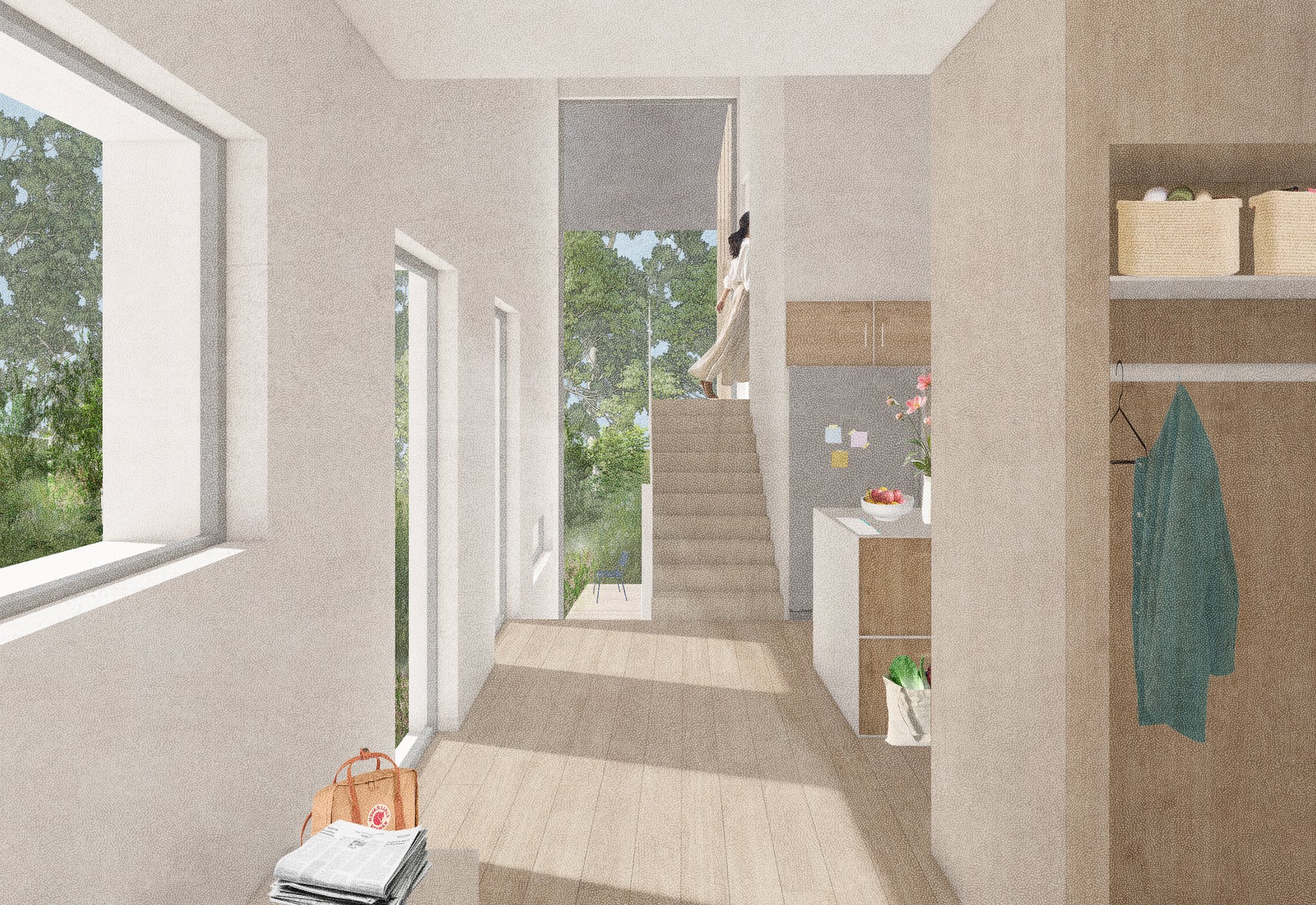 Mudroom entry