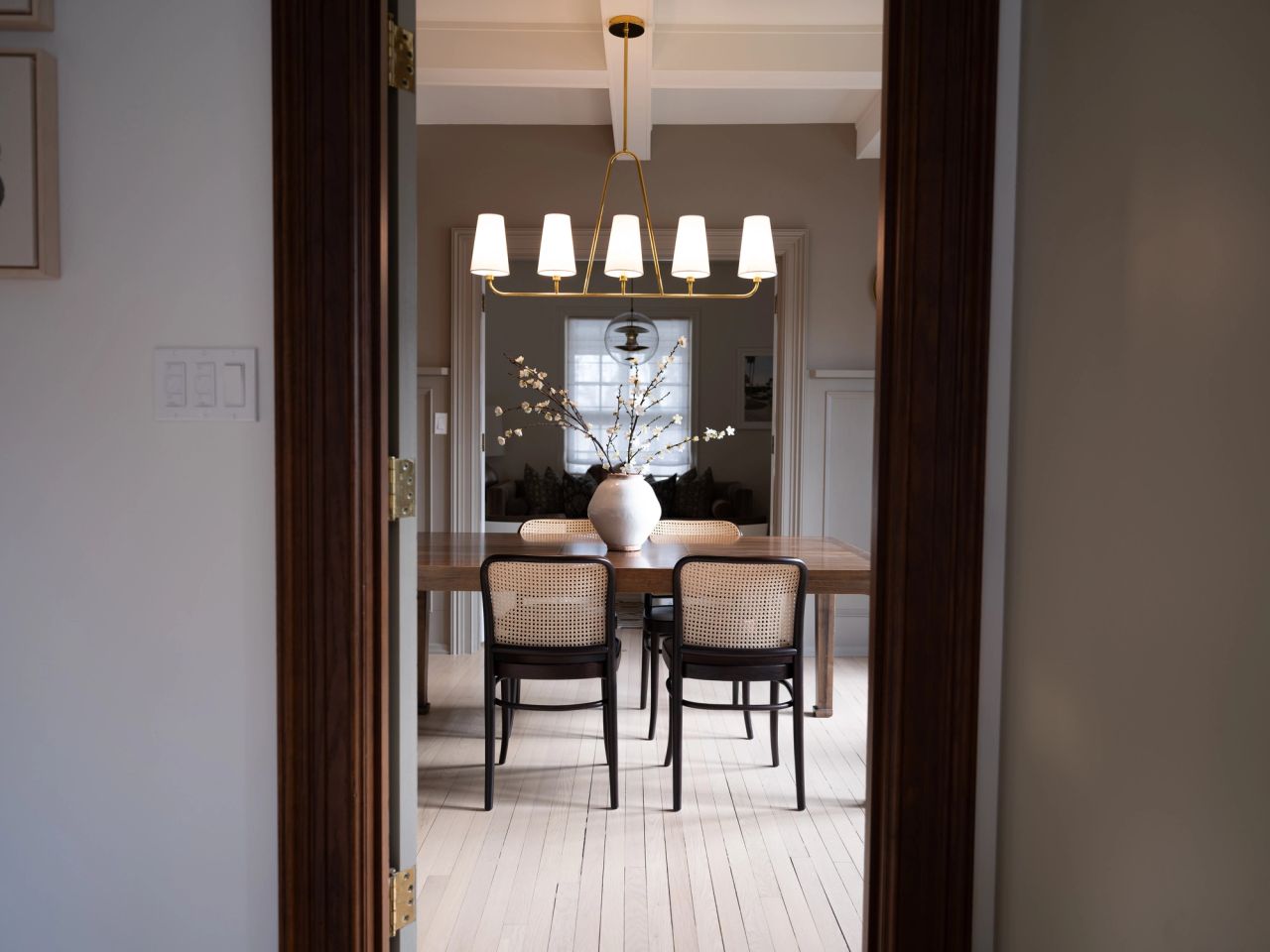 Photo of a table in a living room