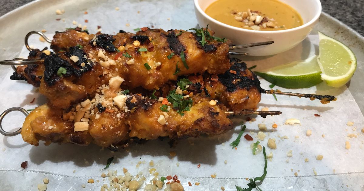 Fix & Fogg Spicy Chicken Satay Skewers
