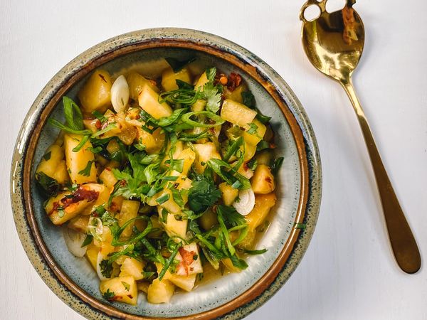 Summer Peach Salsa for Tacos
