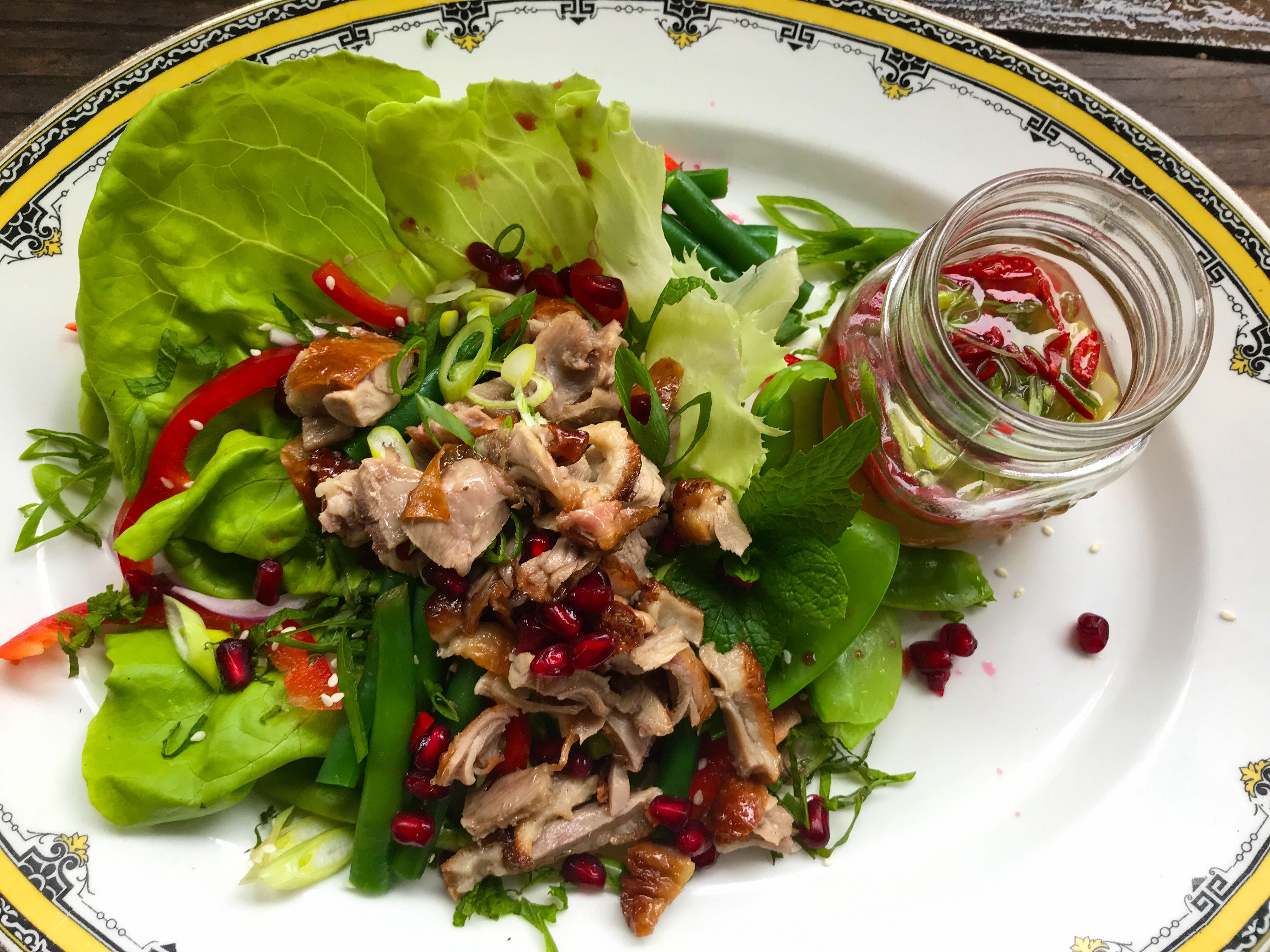 Hot and Sour Duck Salad