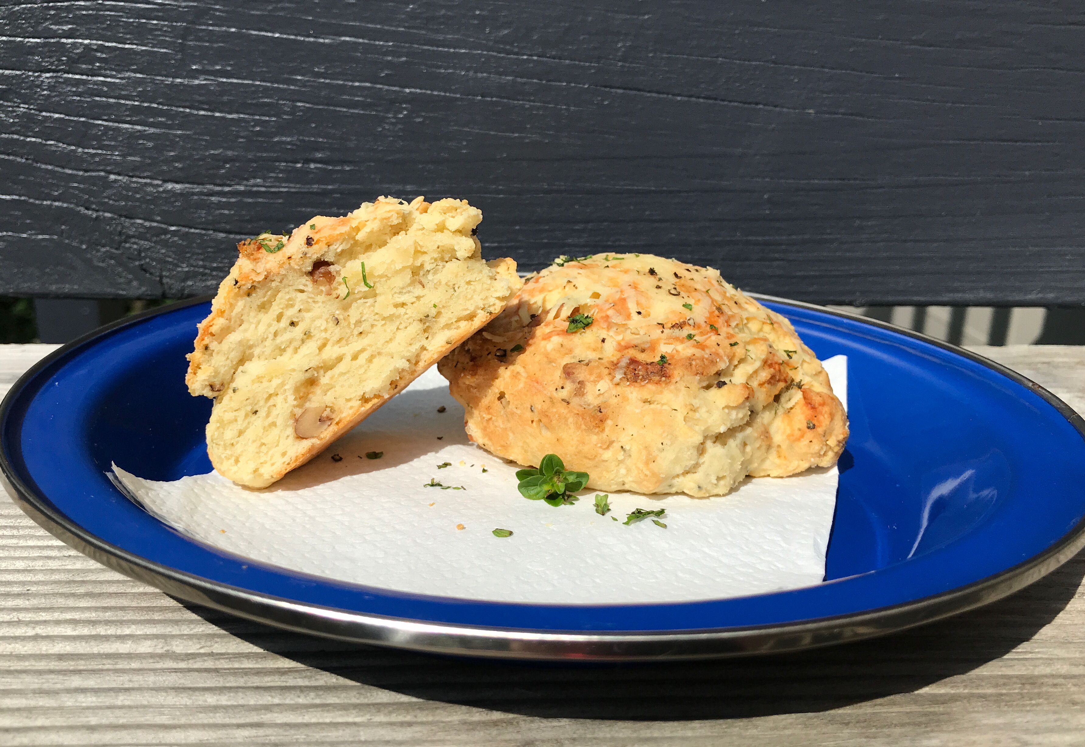 Blue Cheese and Walnut Rolls